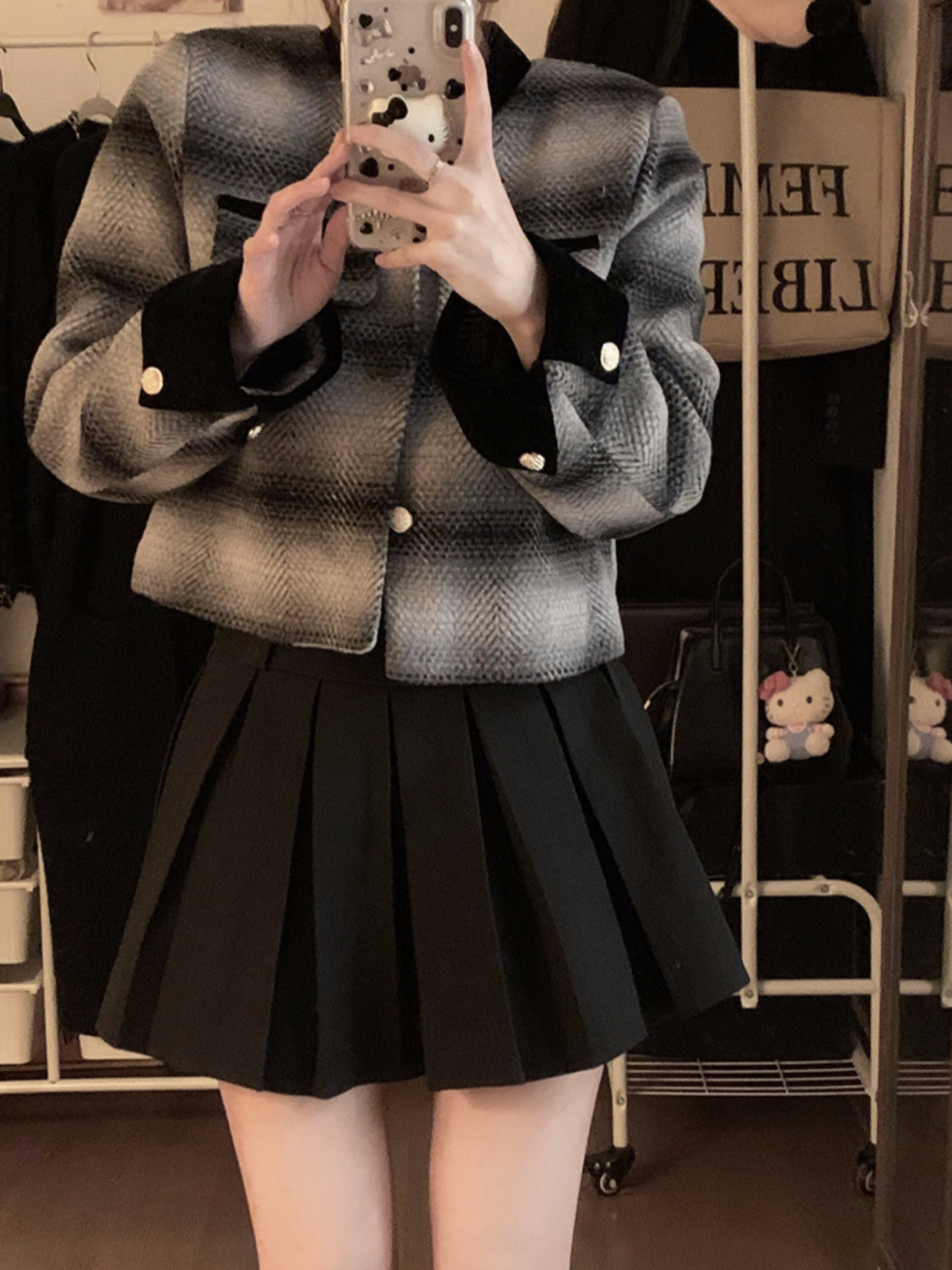 キルティングショートカーディガン CAA00466