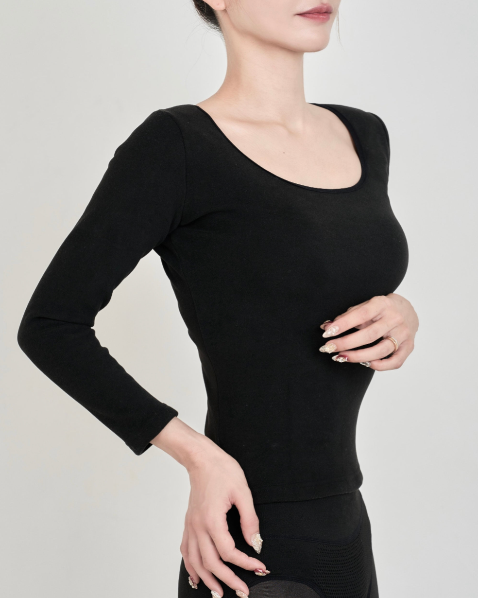 【成瀬愛里】slim warmer tops【basic】