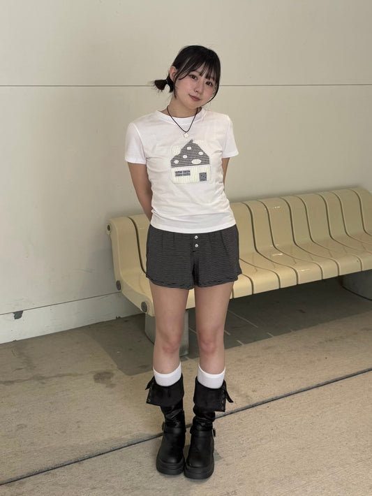 ハウスパッチワークTシャツ DPC03062