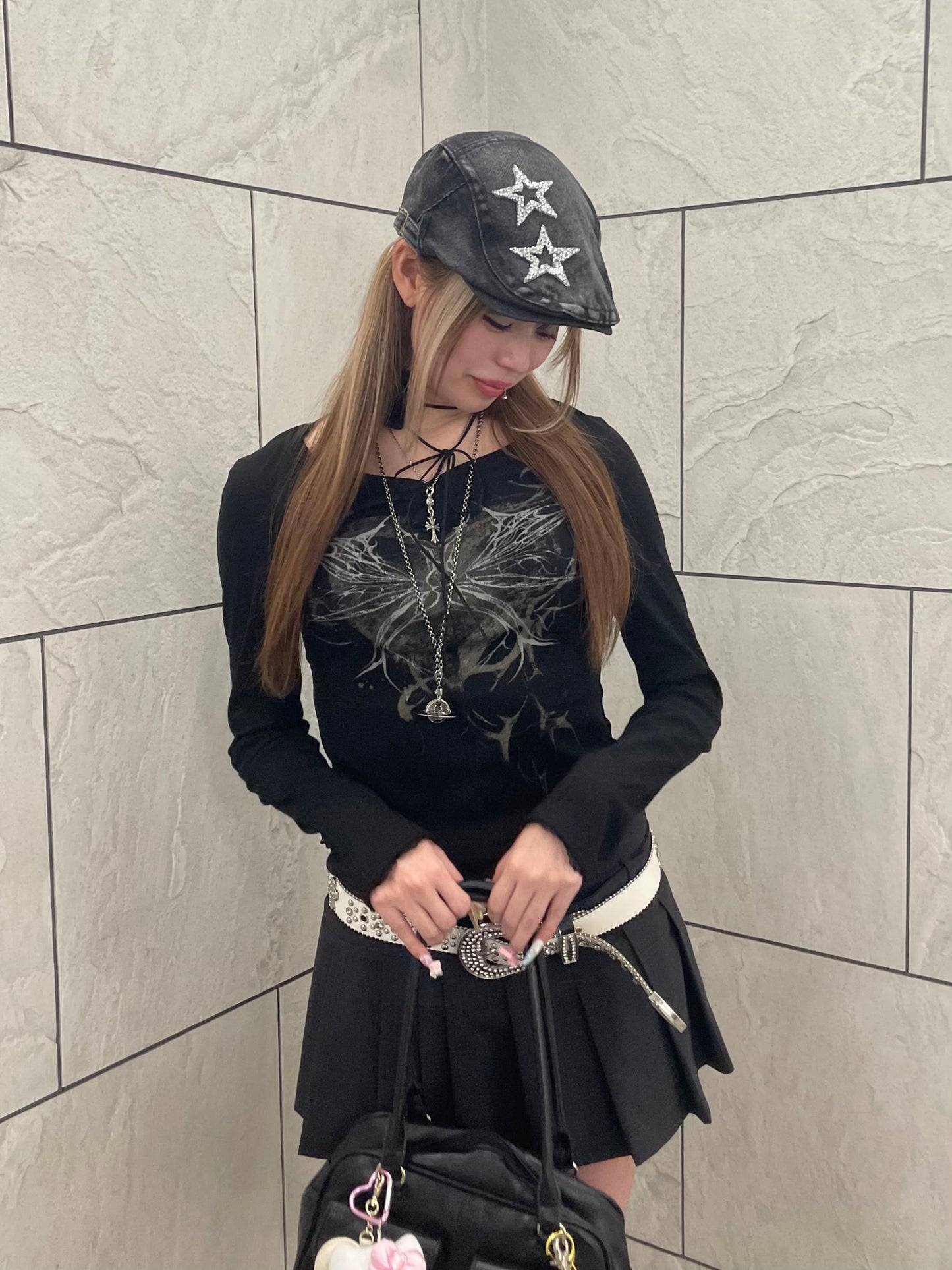 グラフィックロングTシャツ DPB67074
