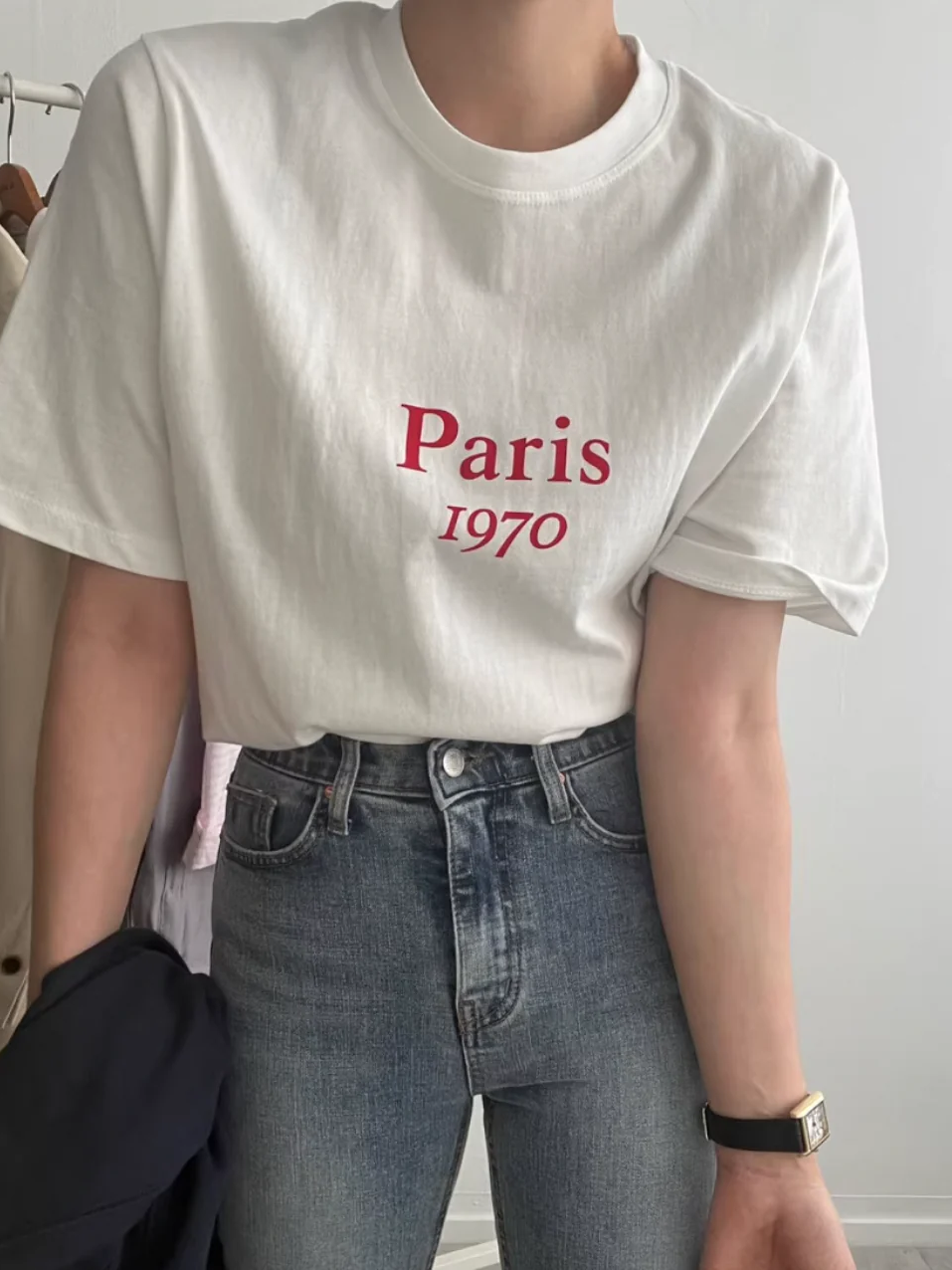 parisプリントTシャツ DPB71716