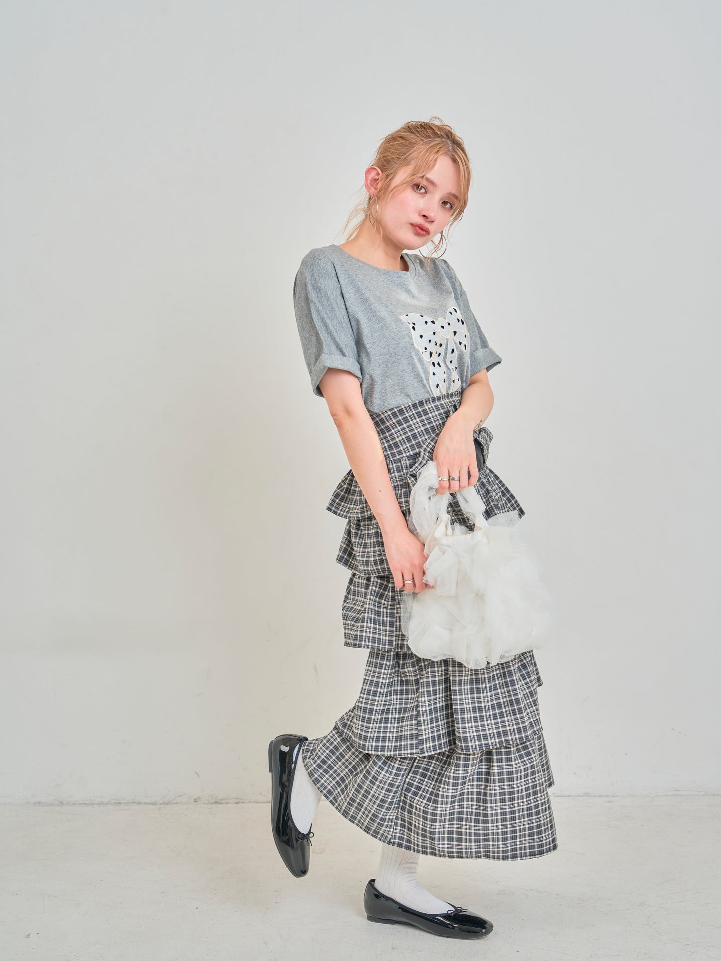 ハートリボンTシャツ DPB75068