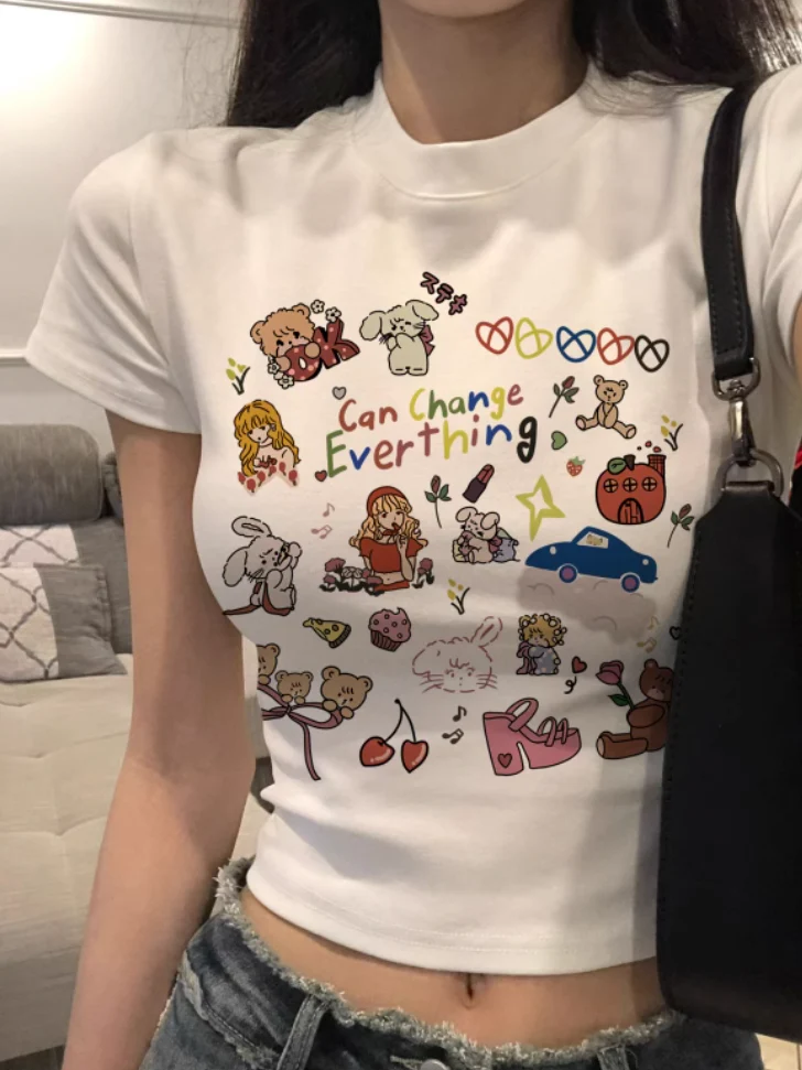 カラフルプリントTシャツ DPB71518