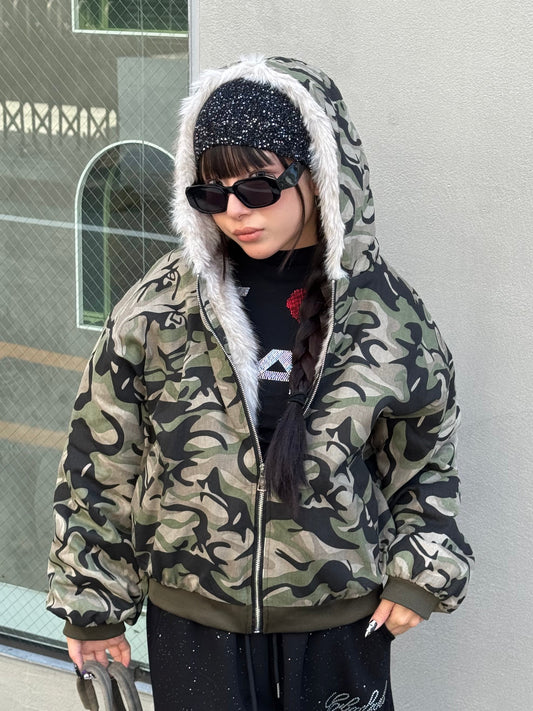 カモフラファーパーカー DPB86139