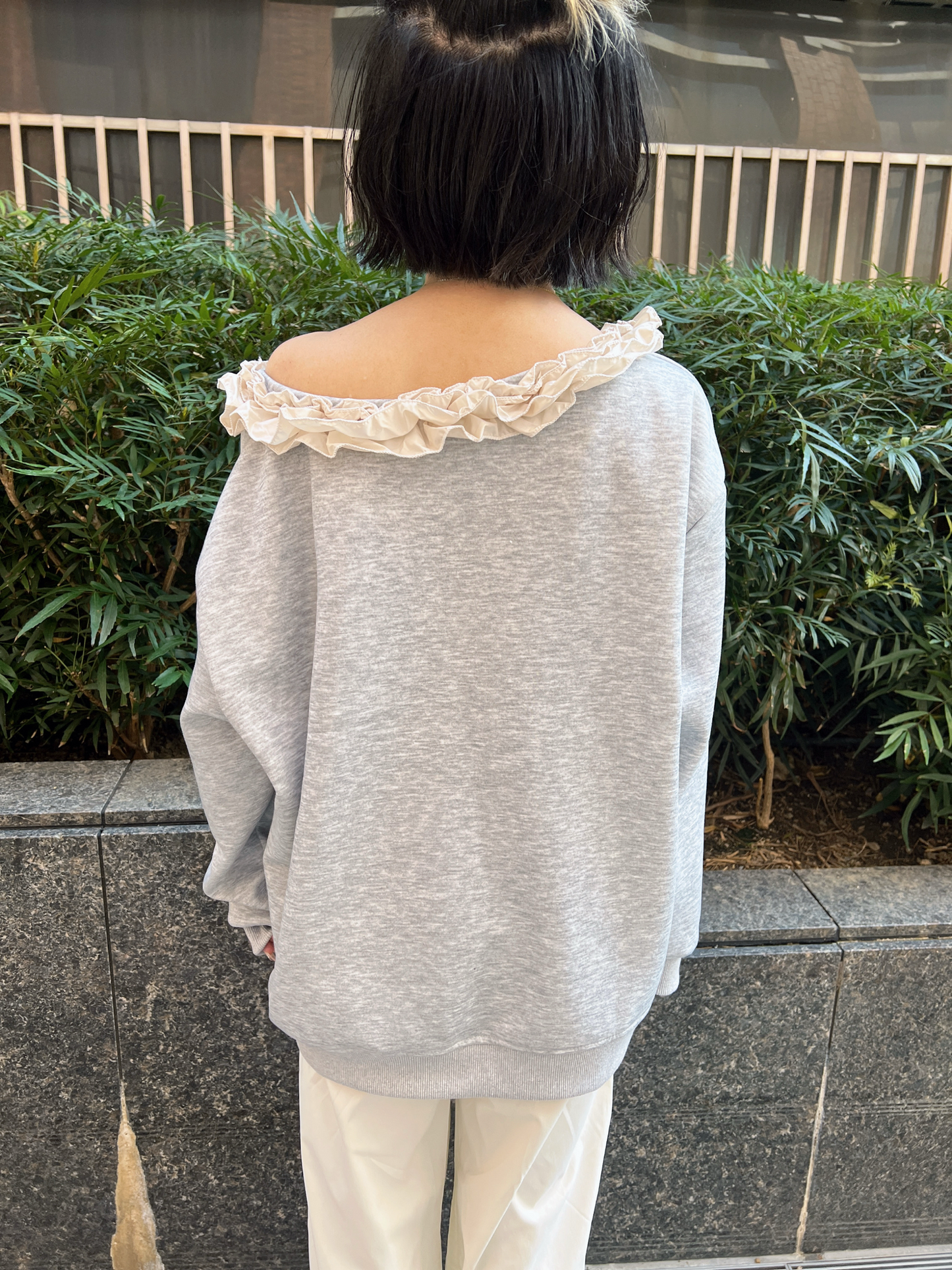 デザインカラーオフショルスウェット DPB79138