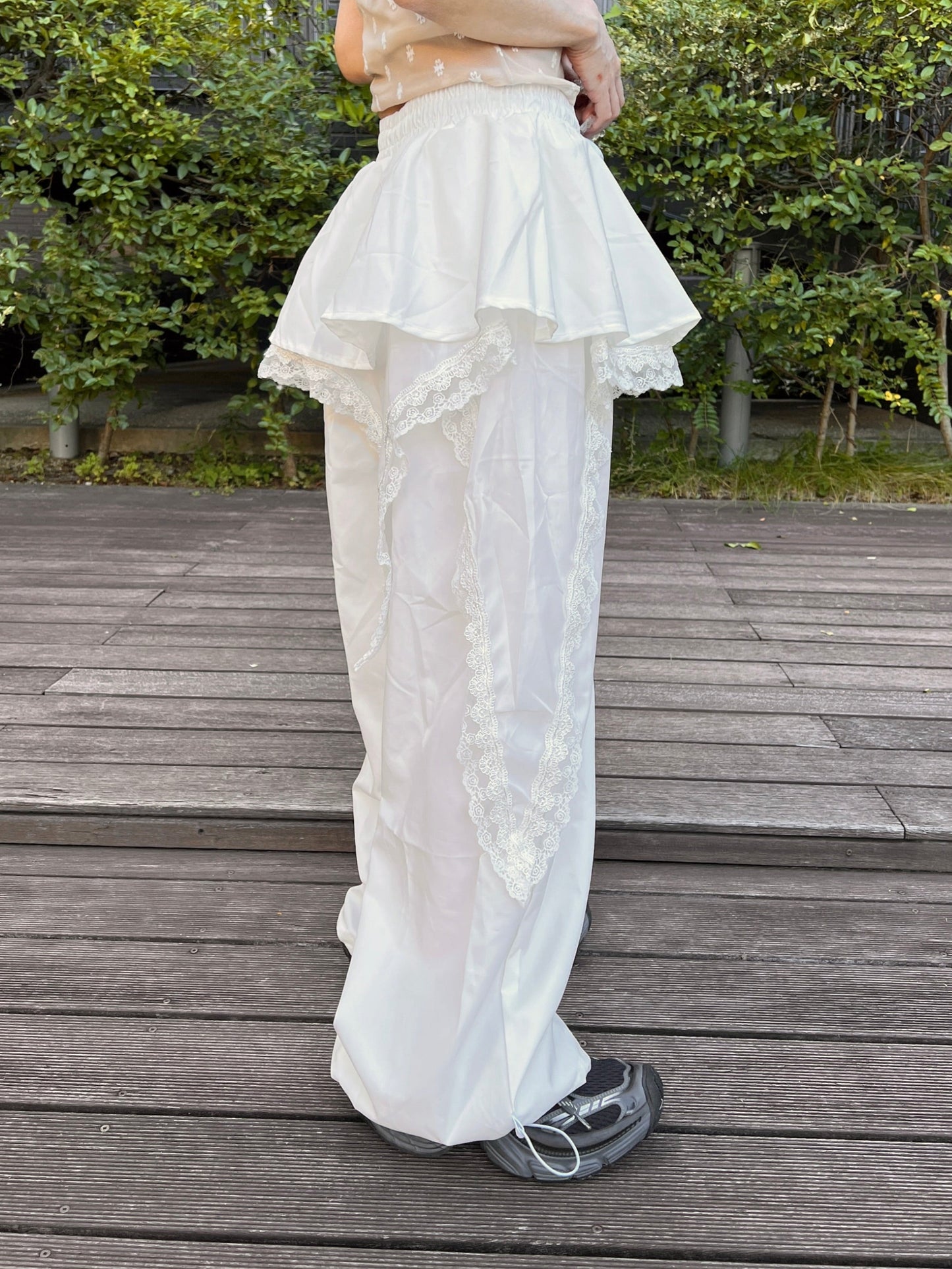 スカートレイヤードワイドカーゴパンツ DPB79172
