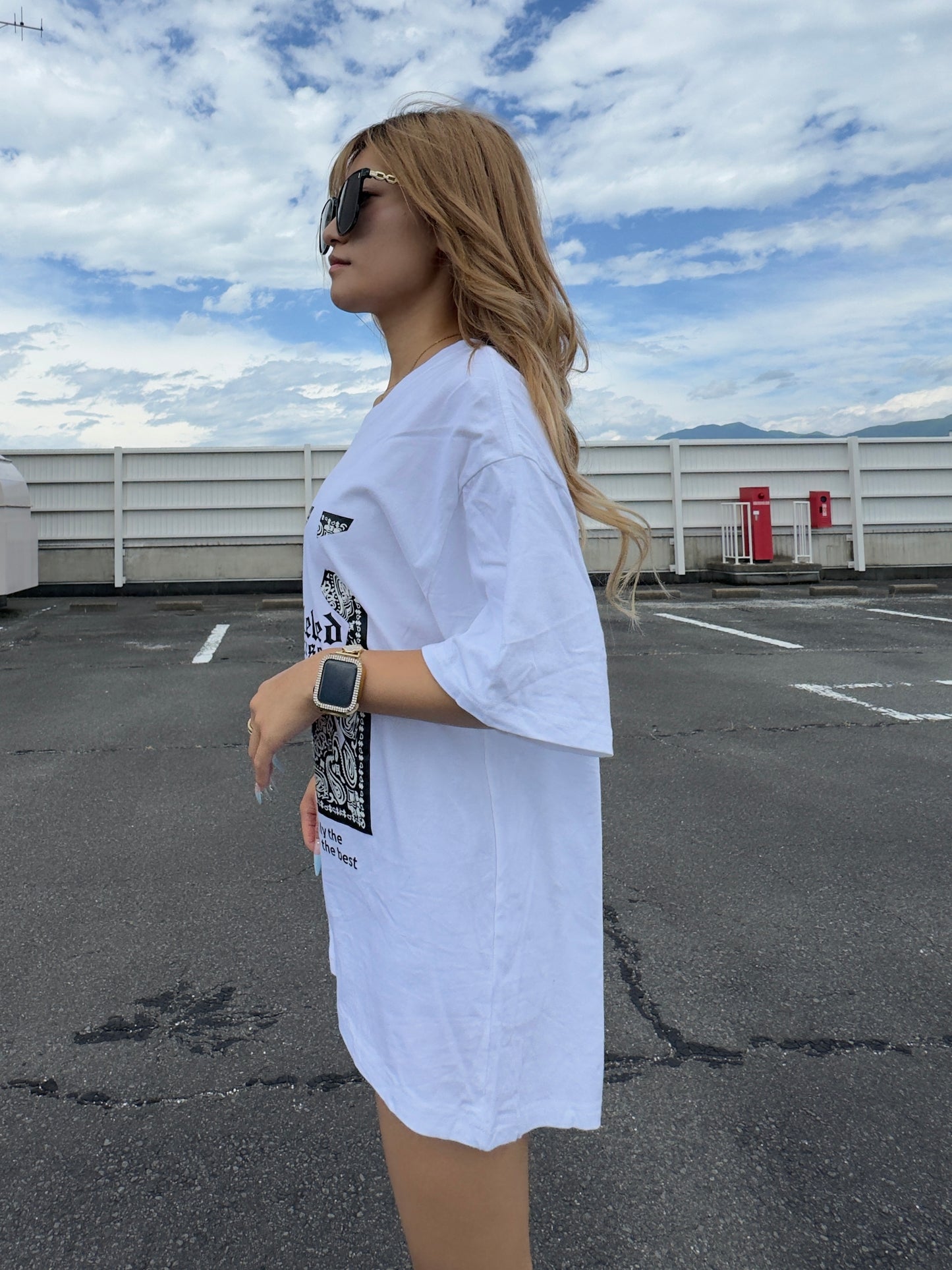 ペイズリープリントTシャツ DPB42423