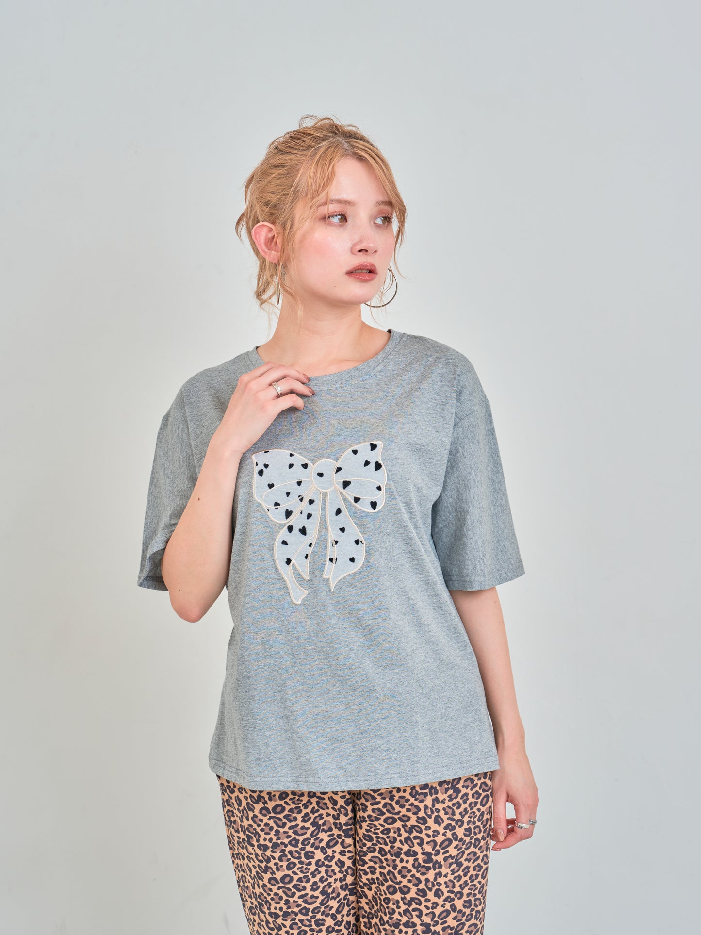 ハートリボンTシャツ DPB75068