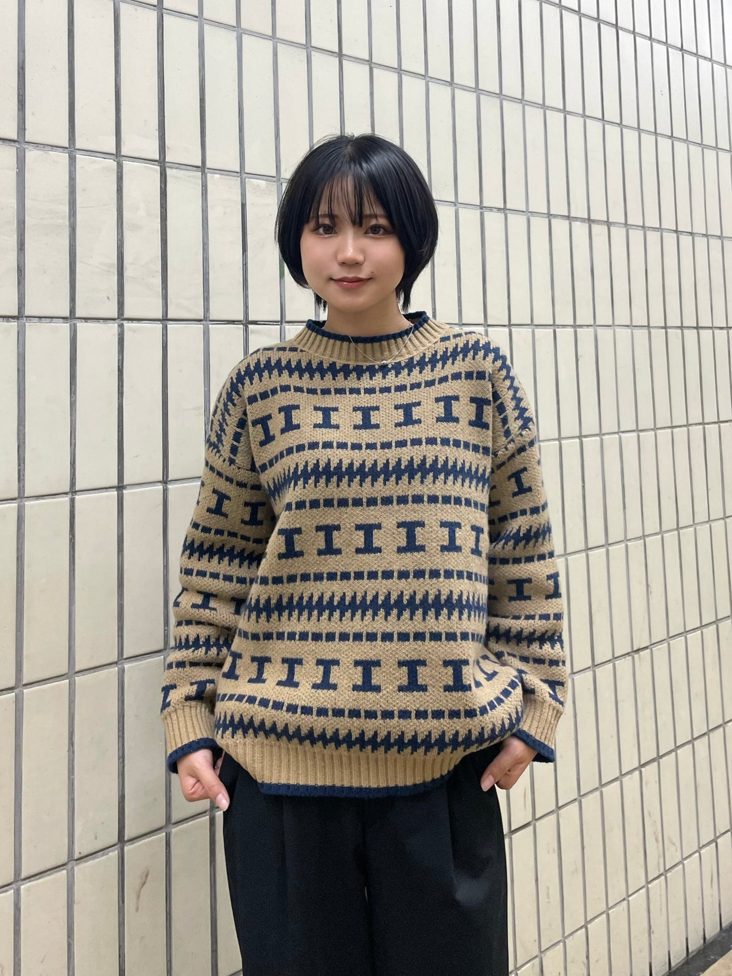 ジャガードニット DPB64030