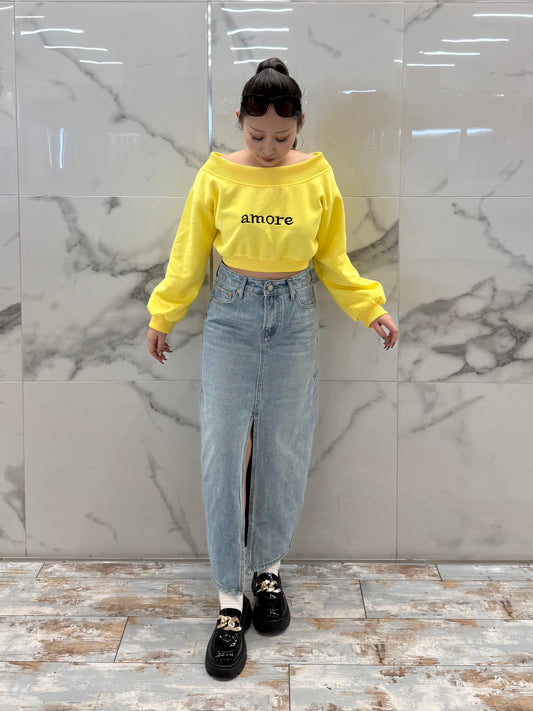 スリットデニムロングスカート DPB73567