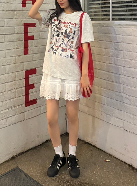 ドッグプリントTシャツ DPB63092