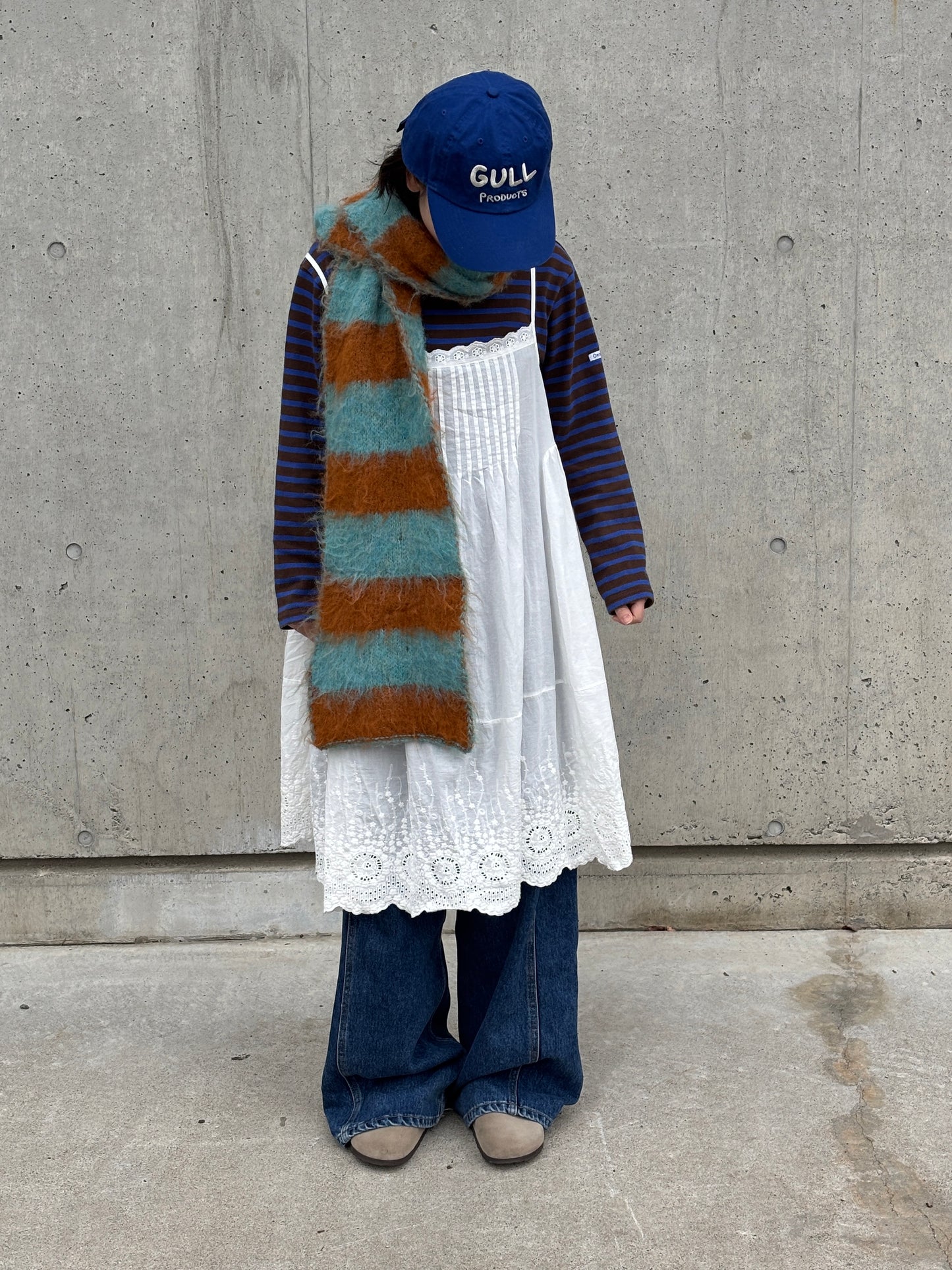 ボーダーマフラー DPB84099