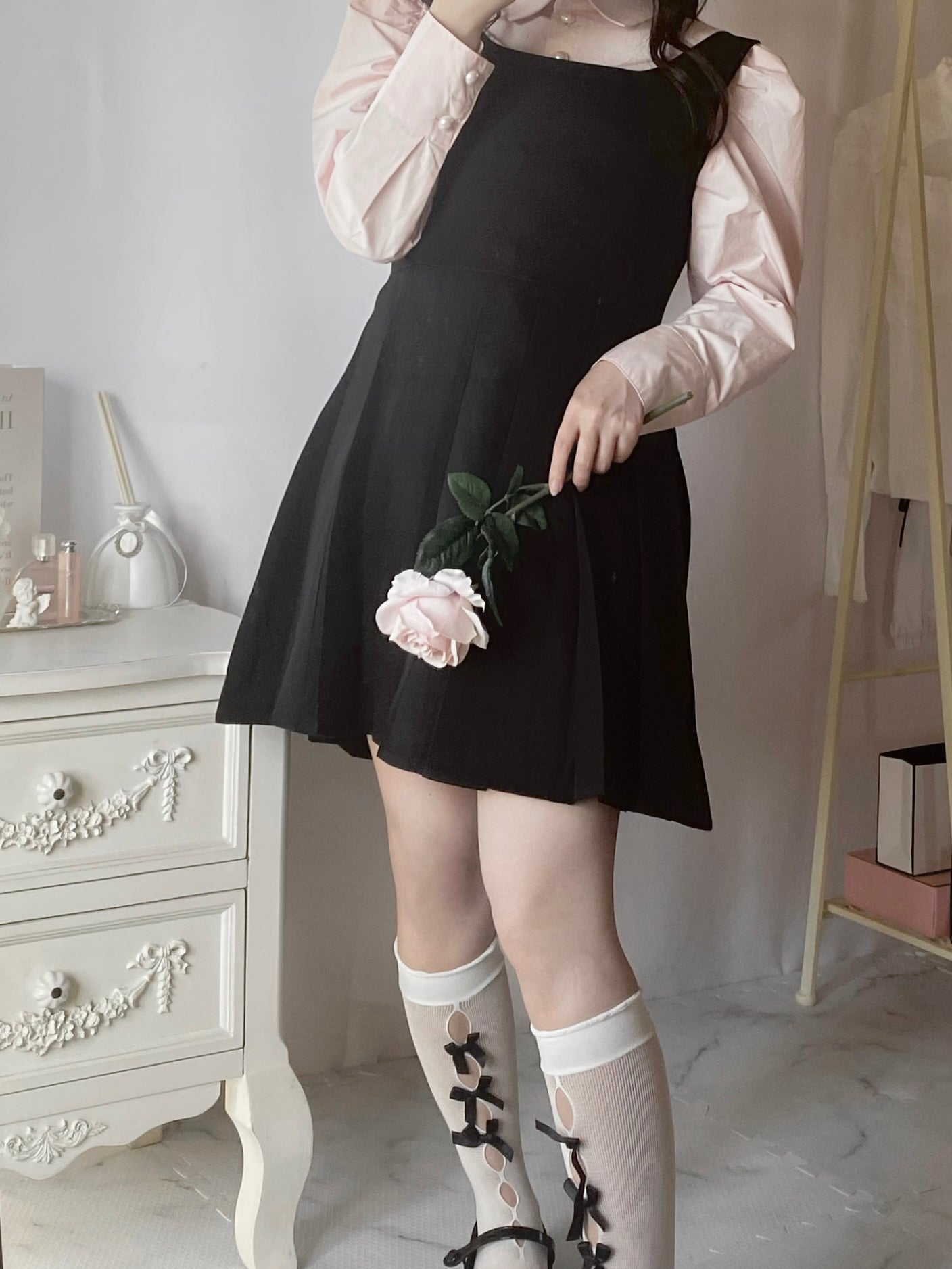 タック入りジャンパースカート CPA40010