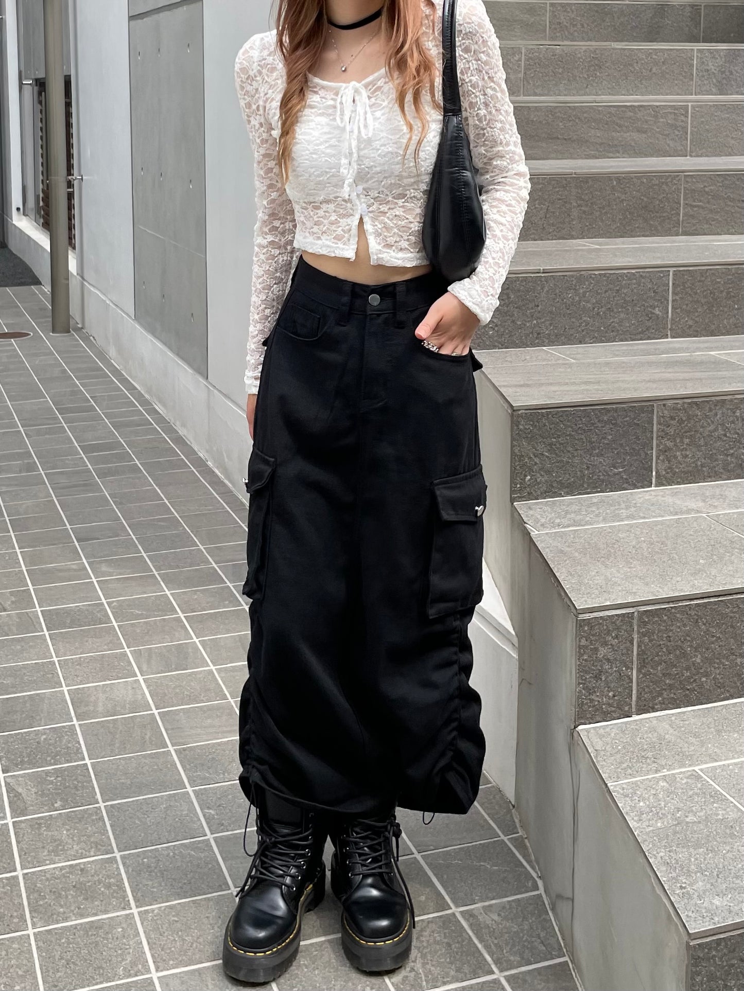 レースリボンカーディガン DPB68069