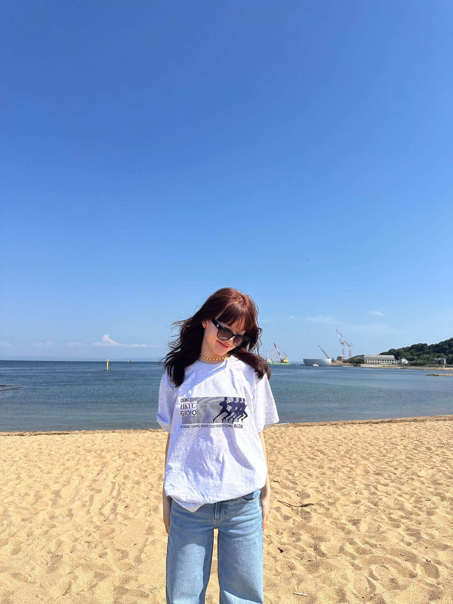 スポーティープリントTシャツ DPA43444