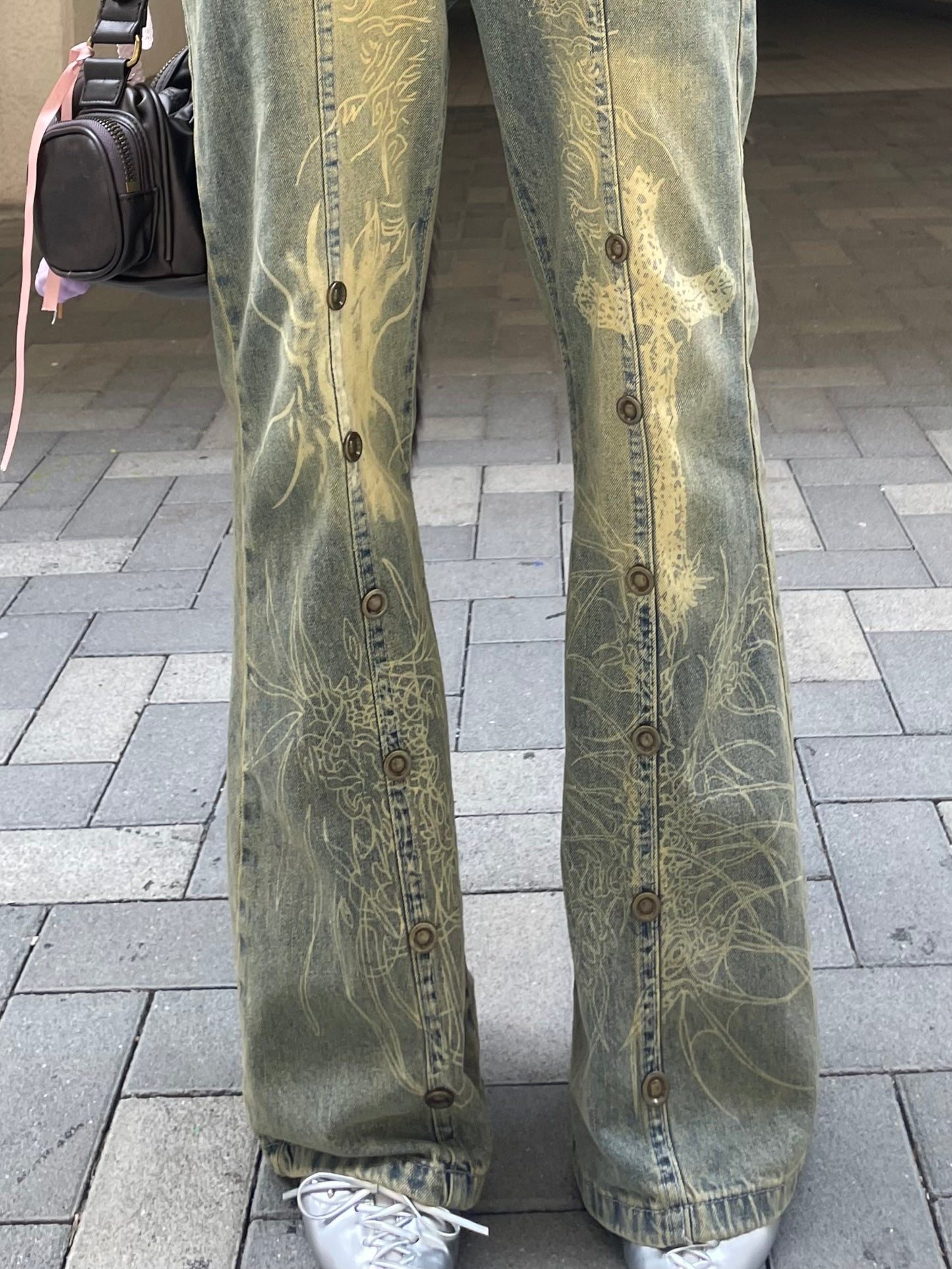 ヴィンテージデザインデニムパンツ DPB67065