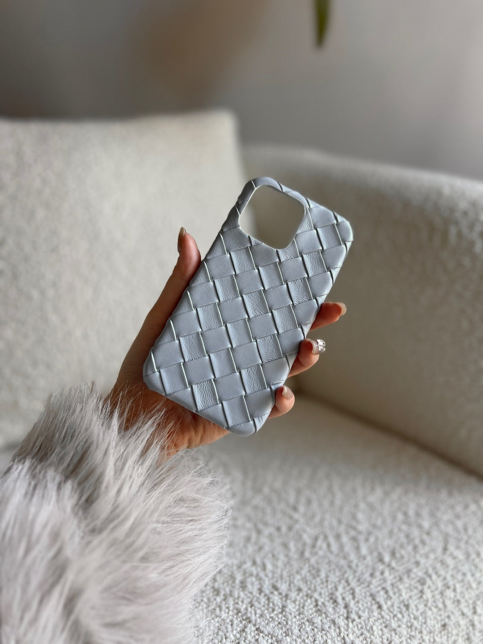 ライトブルーiPhoneケース DPB56262