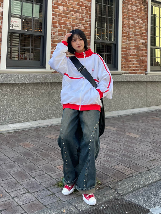 ヴィンテージライクワイドデニムパンツ DPB64069