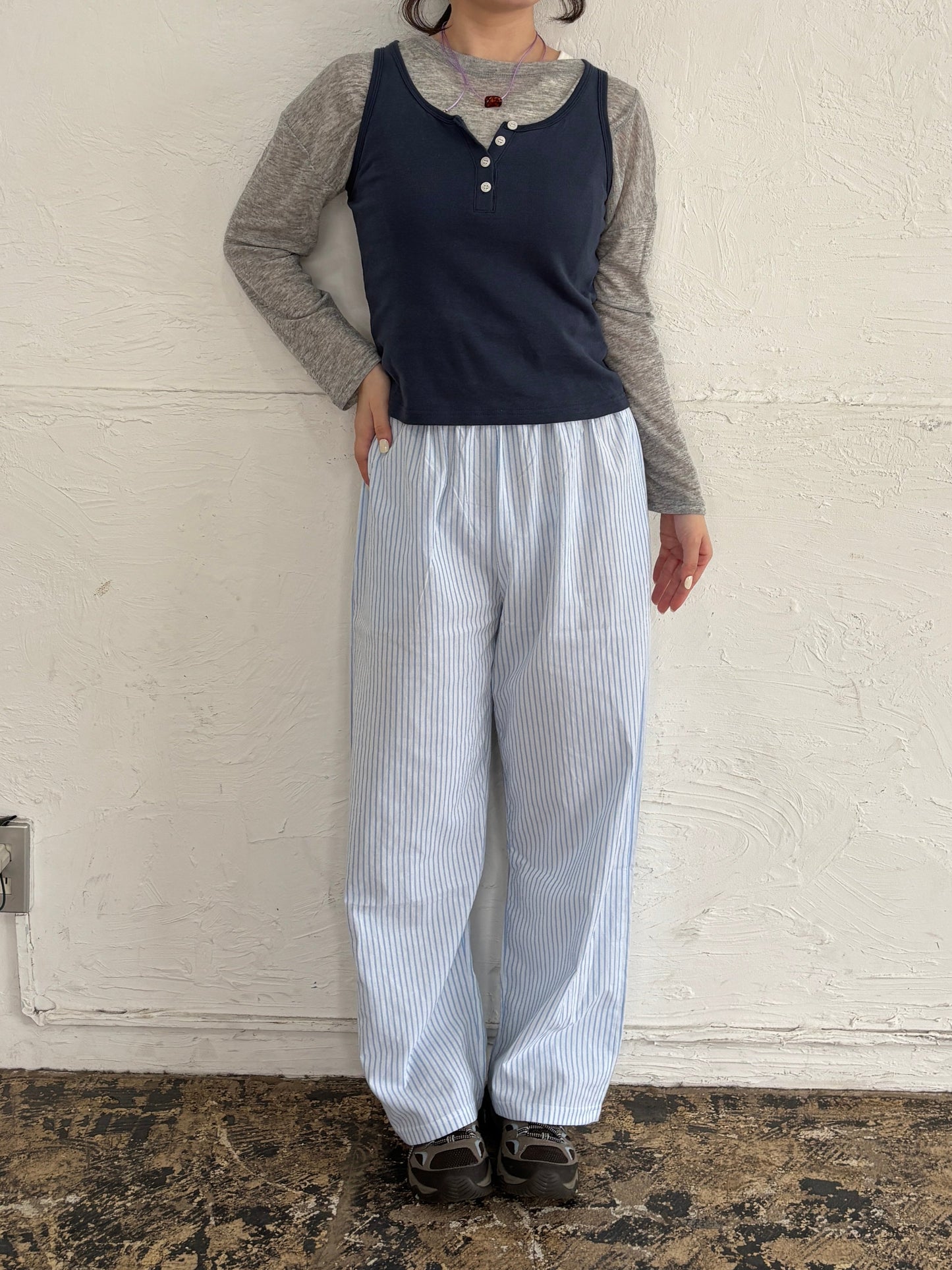 ストレートストライプパンツ DPB84180