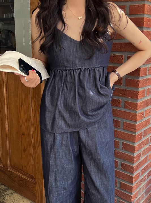 デニムフレアキャミソール CPA42332