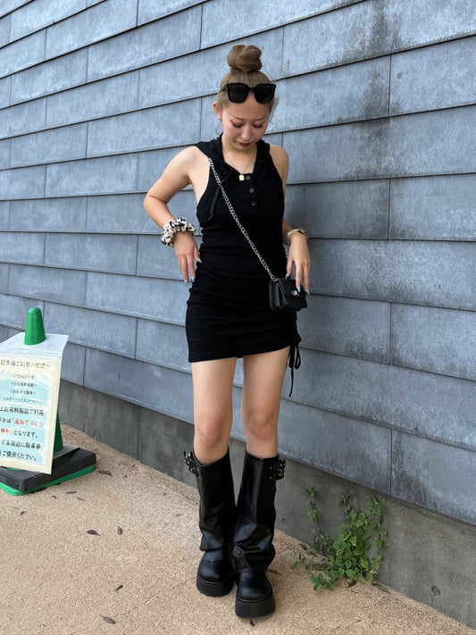 フード付きタンクトップワンピース DPB73450