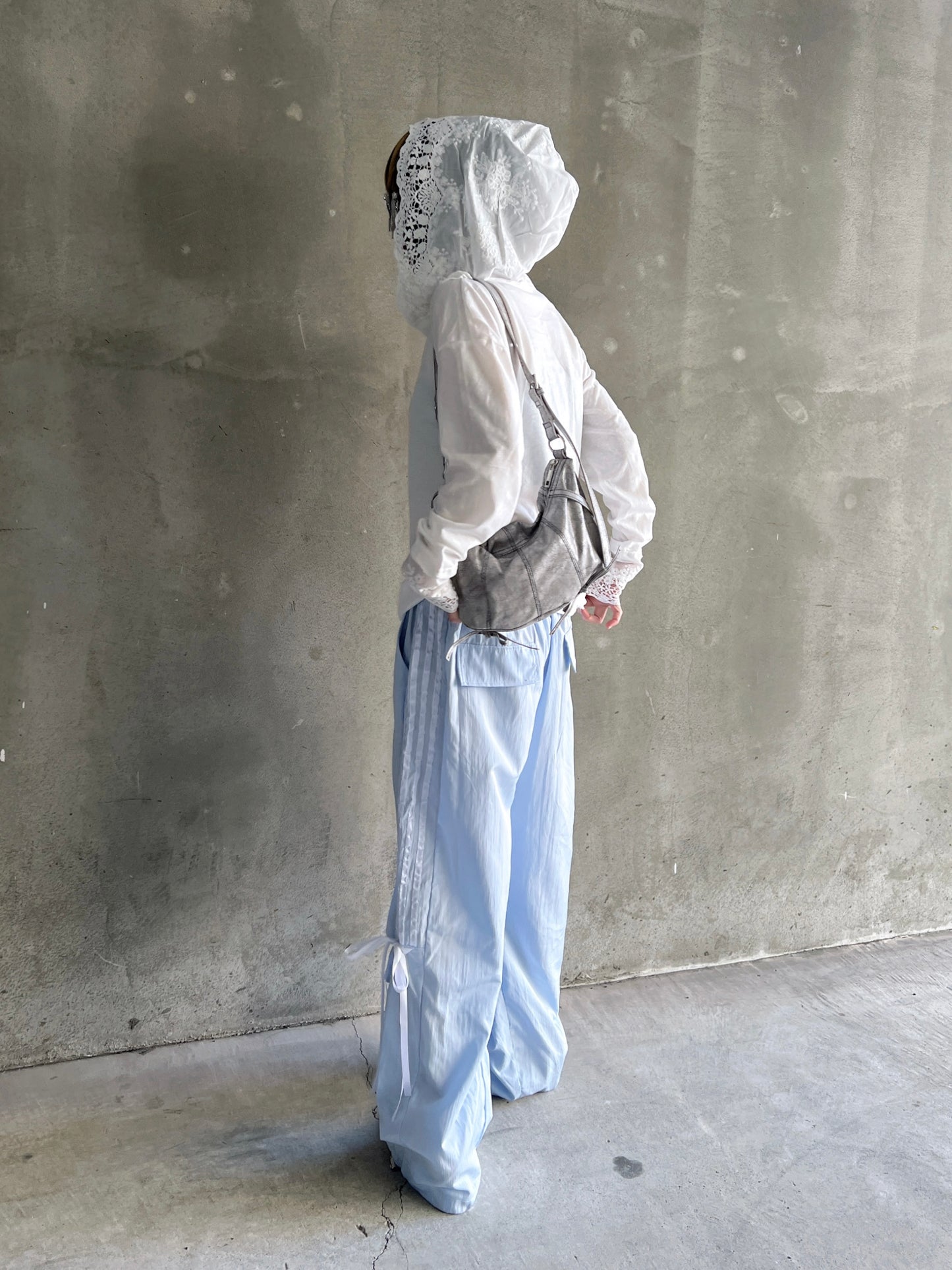 ラインリボンワイドパンツ DPB79139