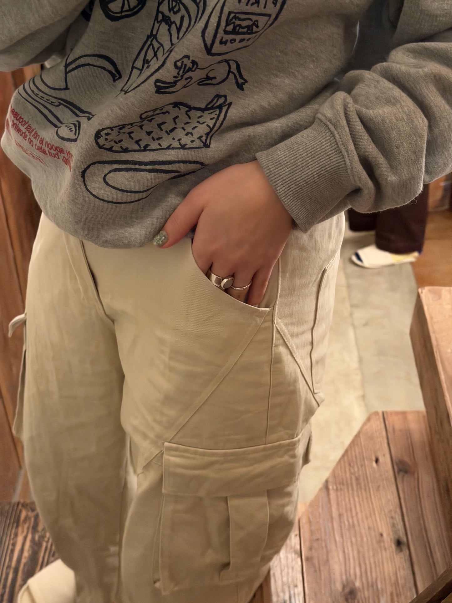 ワイドカーゴパンツ DPB78248