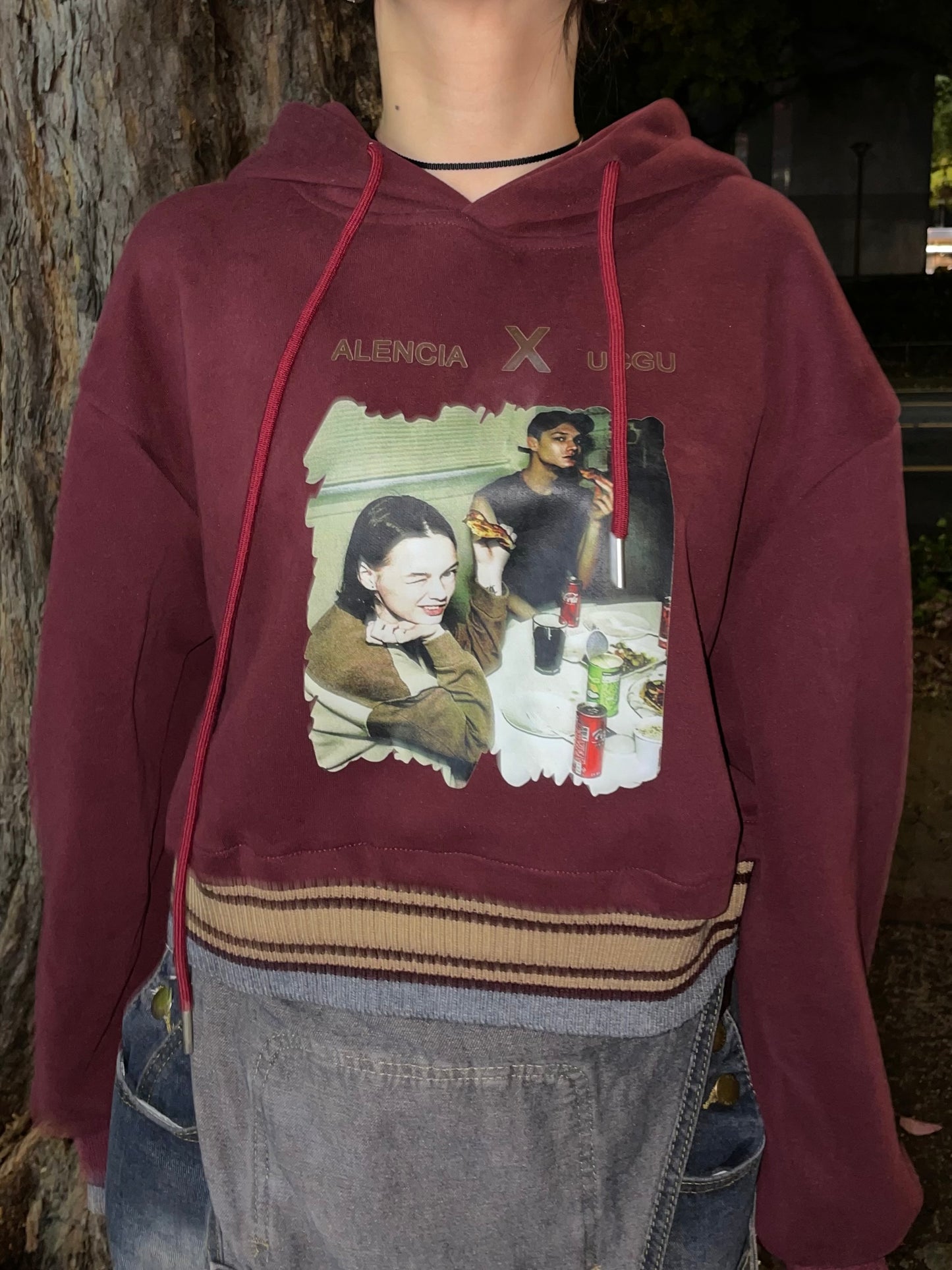 センタープリントカットパーカー DPB39182