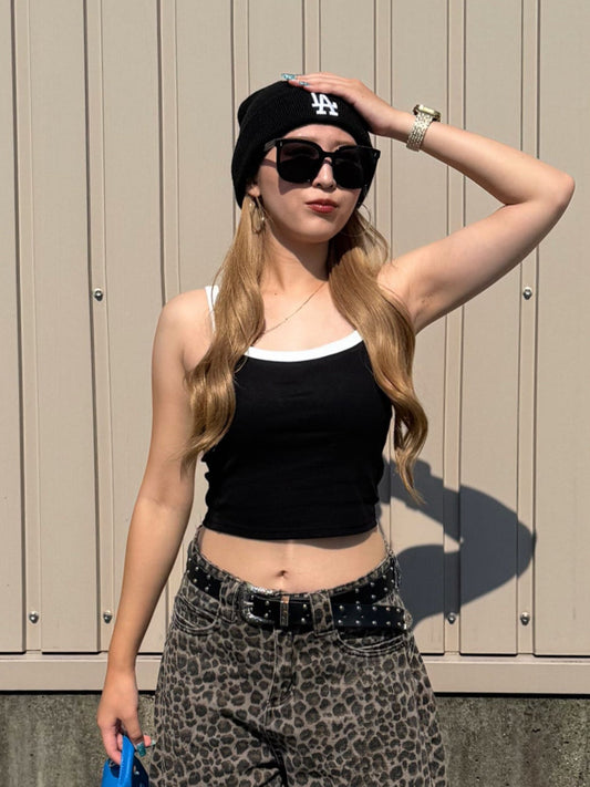 カップ付きバイカラーキャミソール DPB73072