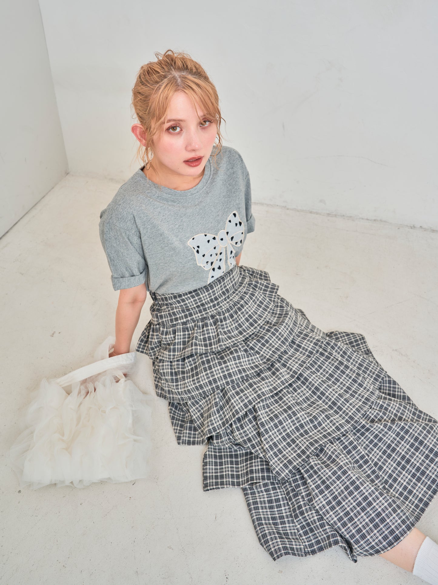 ハートリボンTシャツ DPB75068