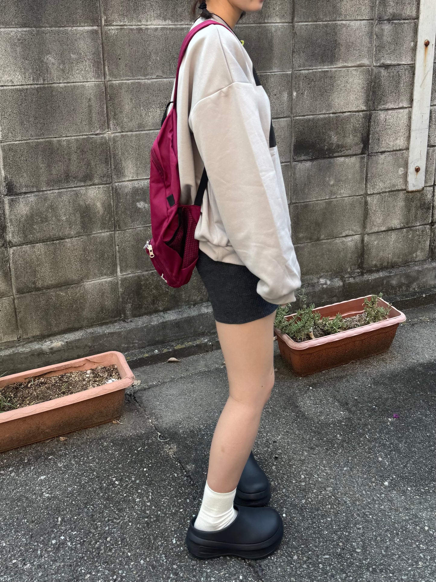 22ロゴオフショルスウェット DPB85293