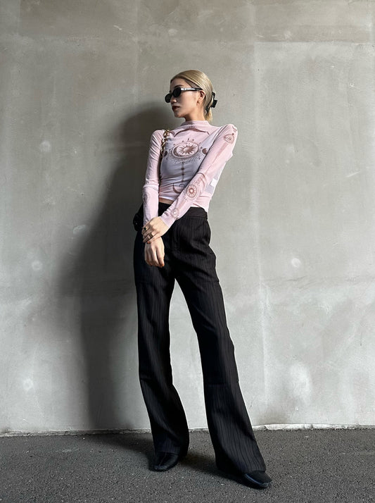 ストレートプリーツパンツ DPB26242