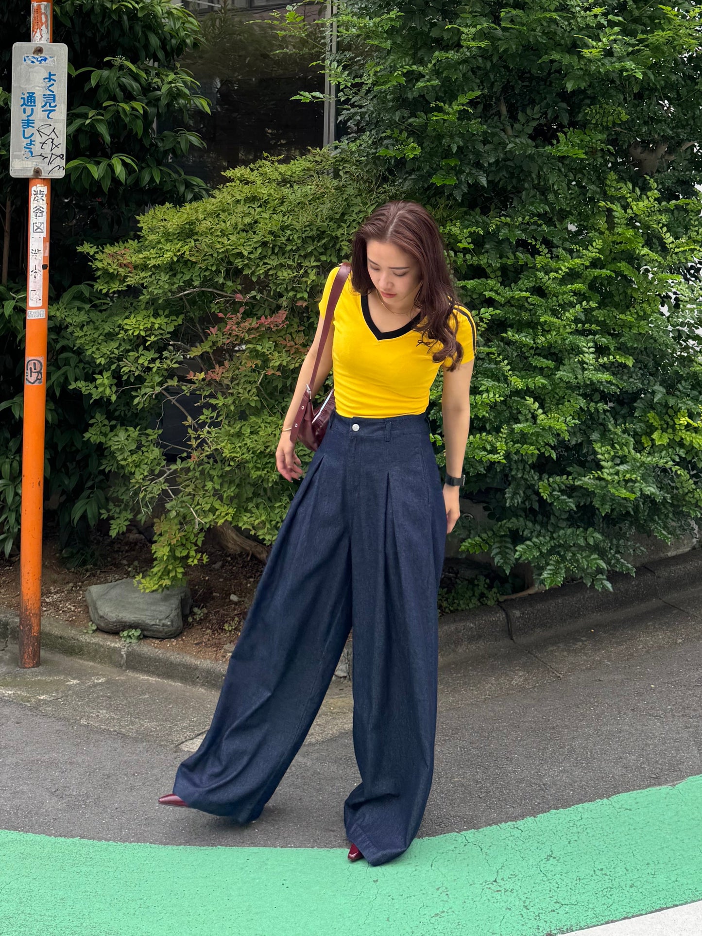 フロントタックデニムパンツ DPB47426