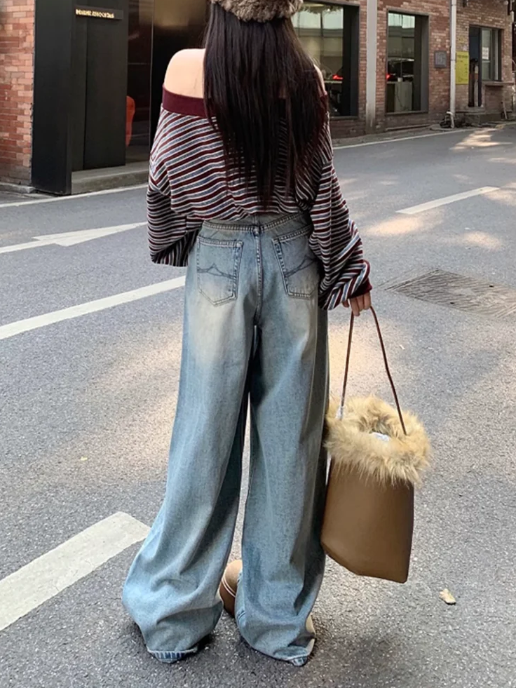 ルーズワイドデニムパンツ DPB71635