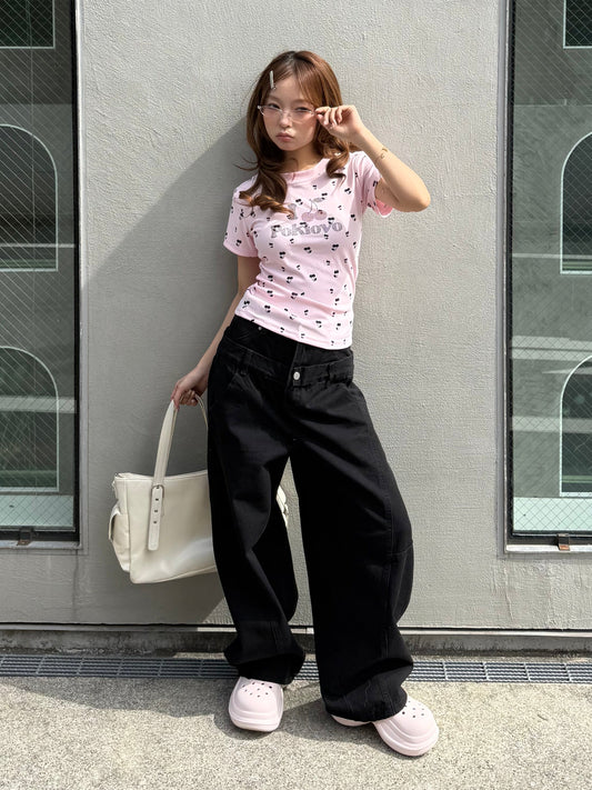 バックレタリングデニムパンツ DPB86257