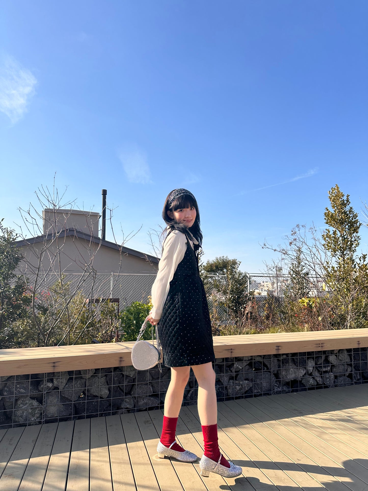 キルティングビジューワンピース DPA43298