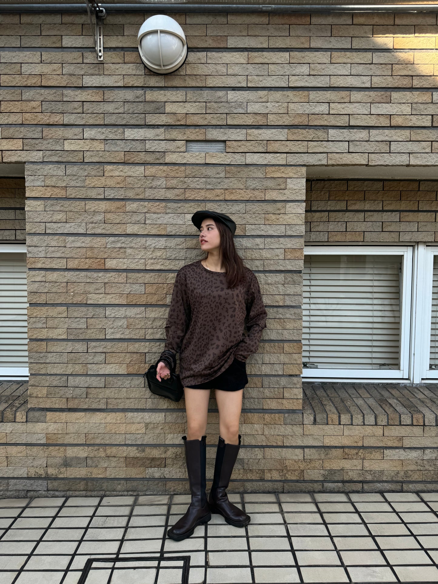 レオパードロングTシャツ DPB47336