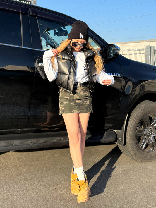 ミリタリーカモフラミニスカート DPB73081