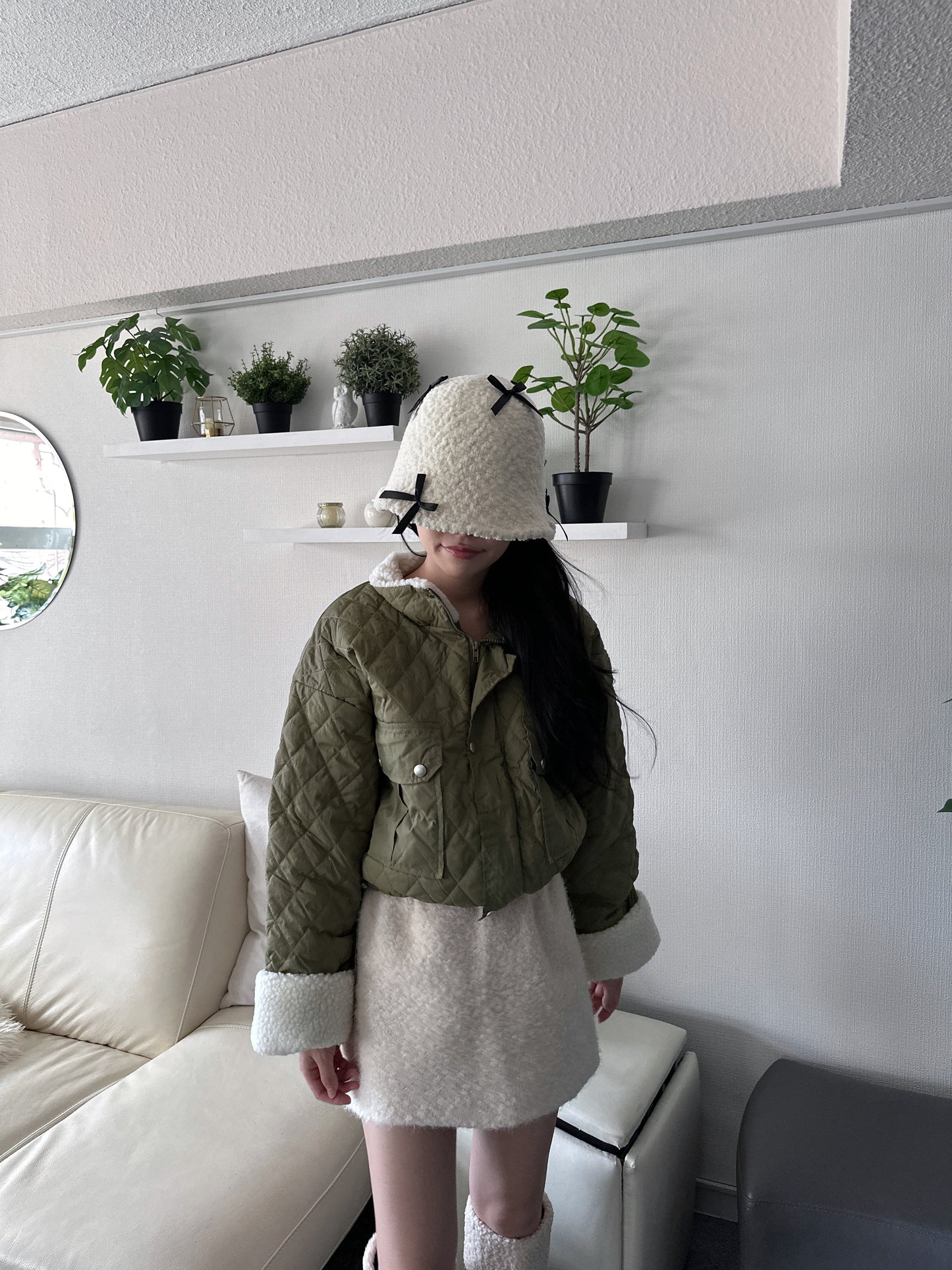 リボンもこもこバケハ DPB43194