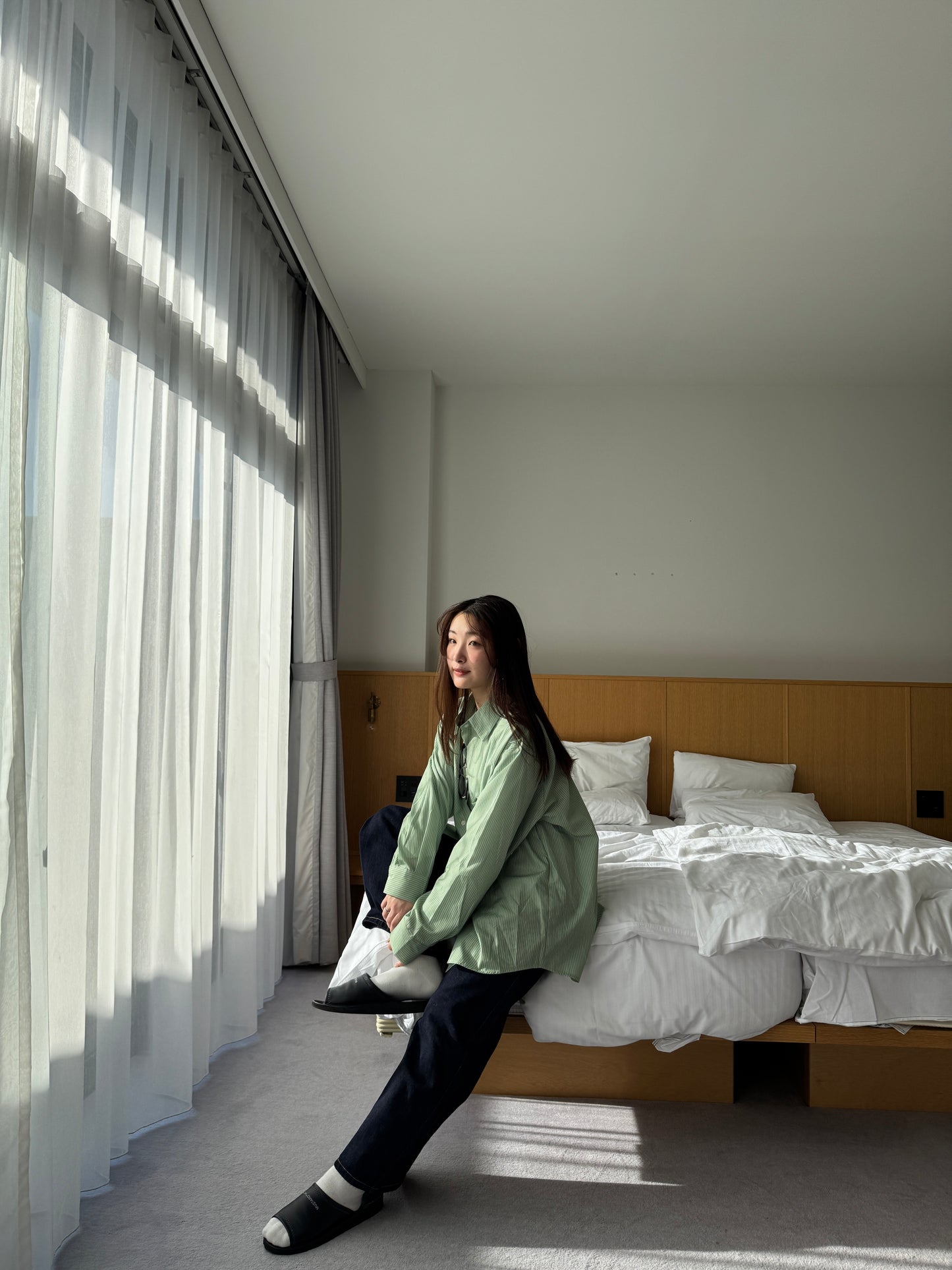 ワイドストライプシャツ DPB78127