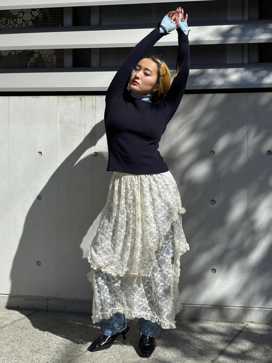 ティアードレーススカート DPA14403