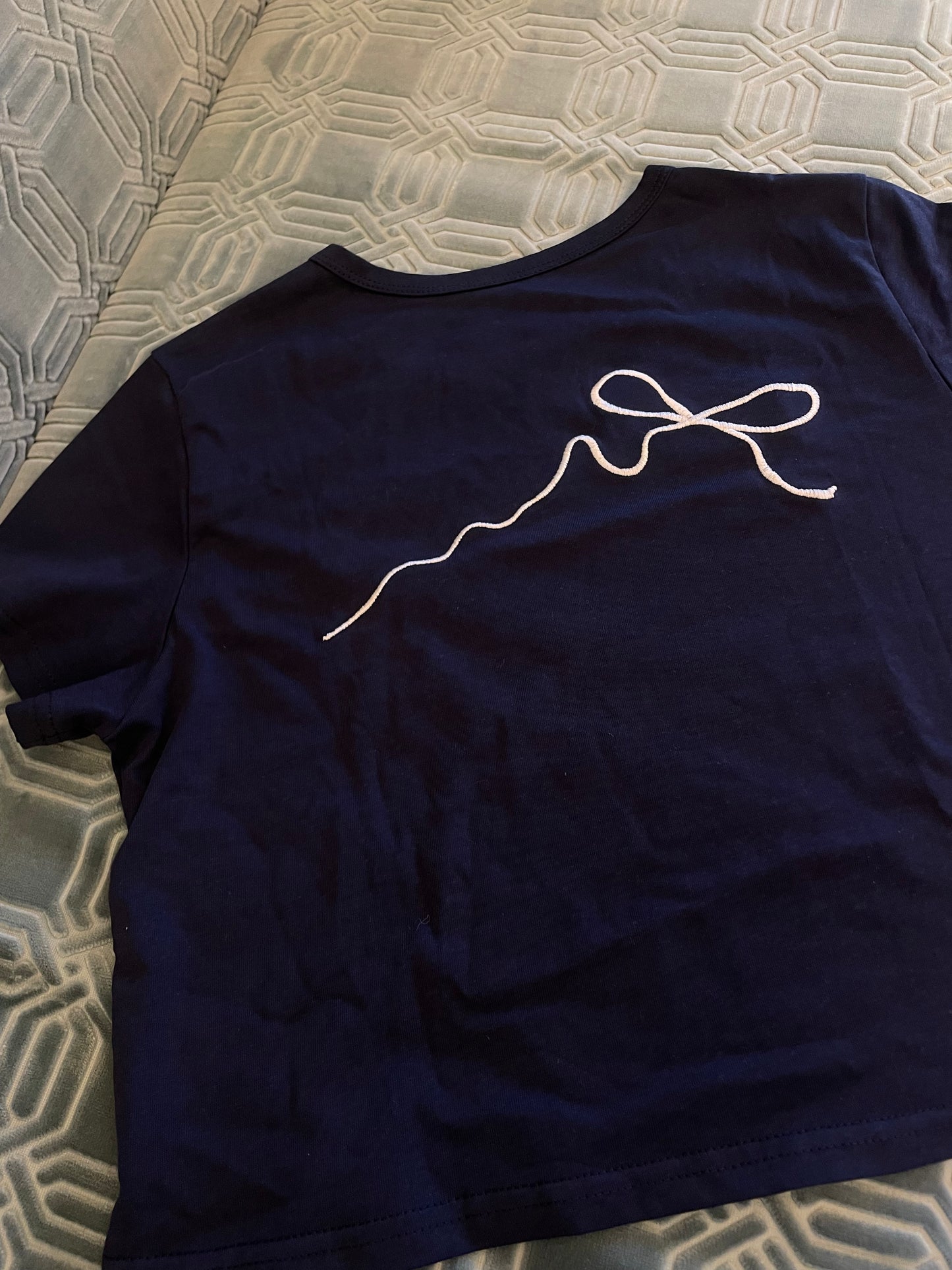 リボンデザインTシャツ DPA43430