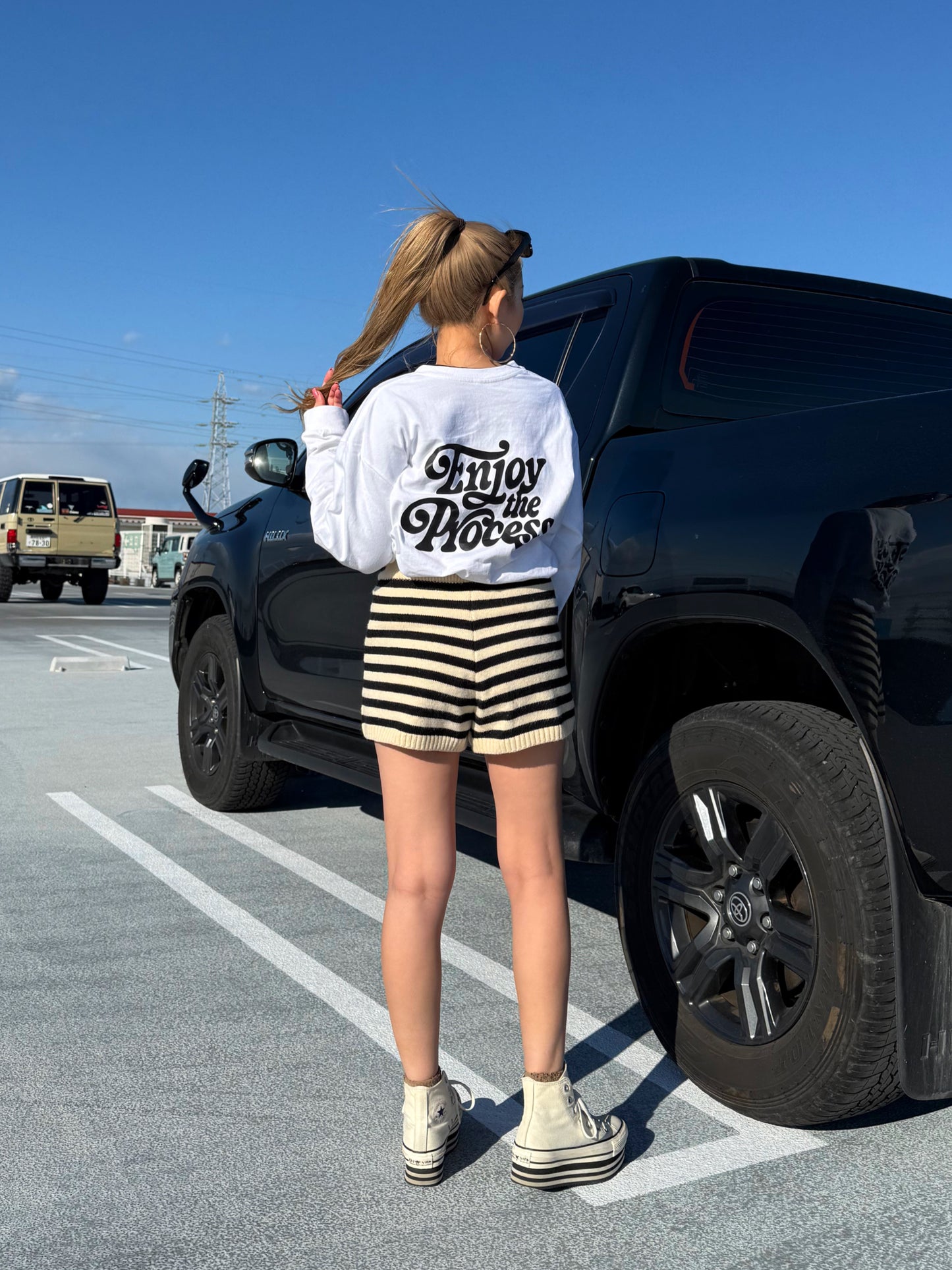 ユニセックスロゴロングスリーブTシャツ DPB73254