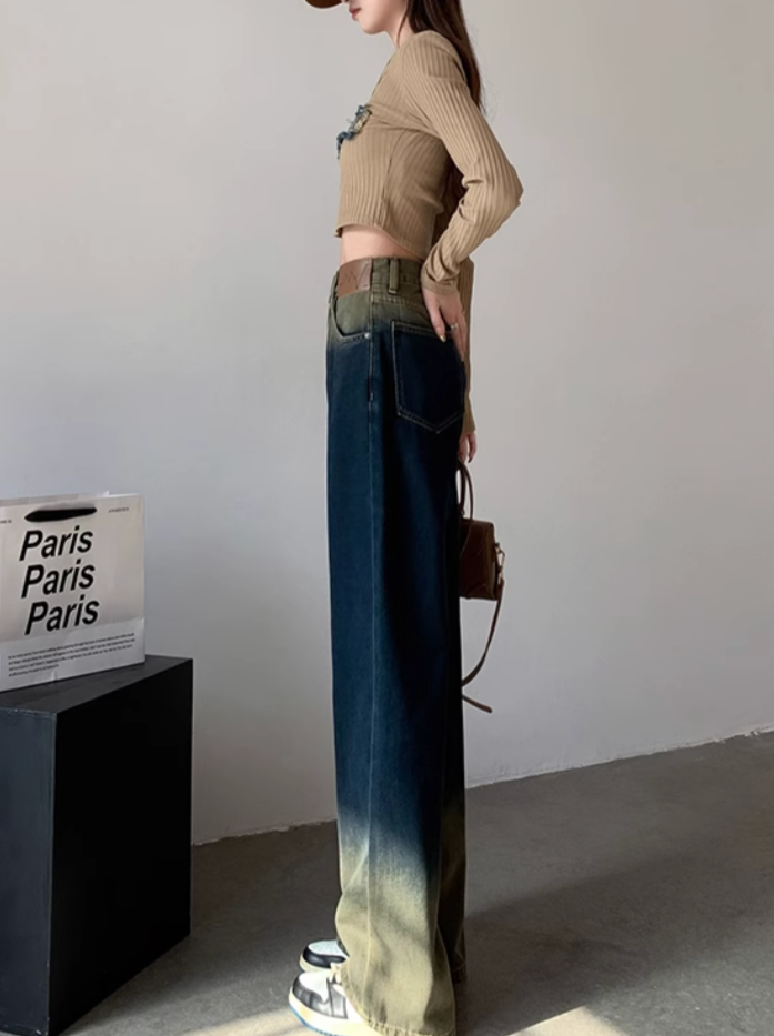 グラデーションデニムパンツ DPB71371