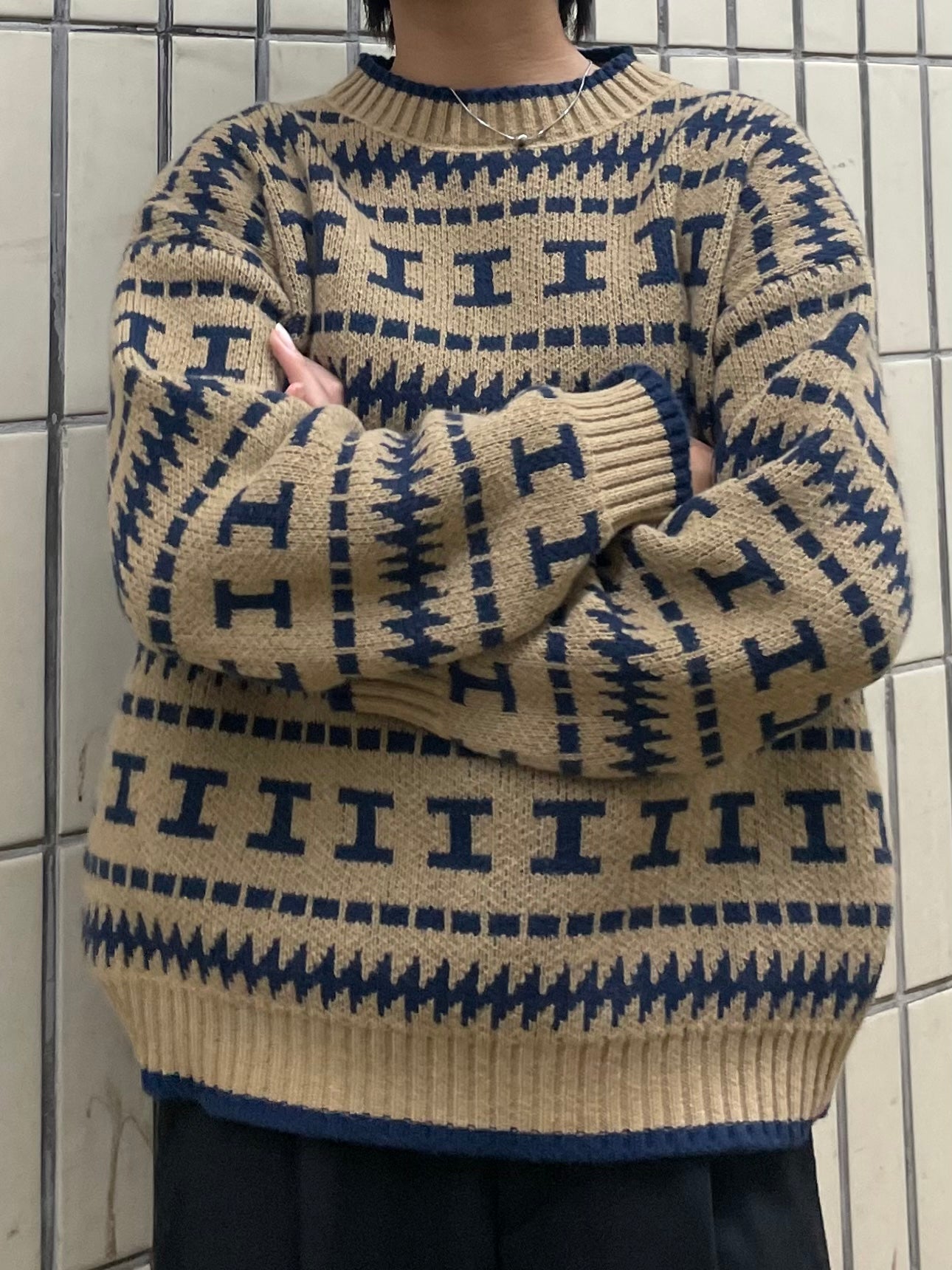 ジャガードニット DPB64030