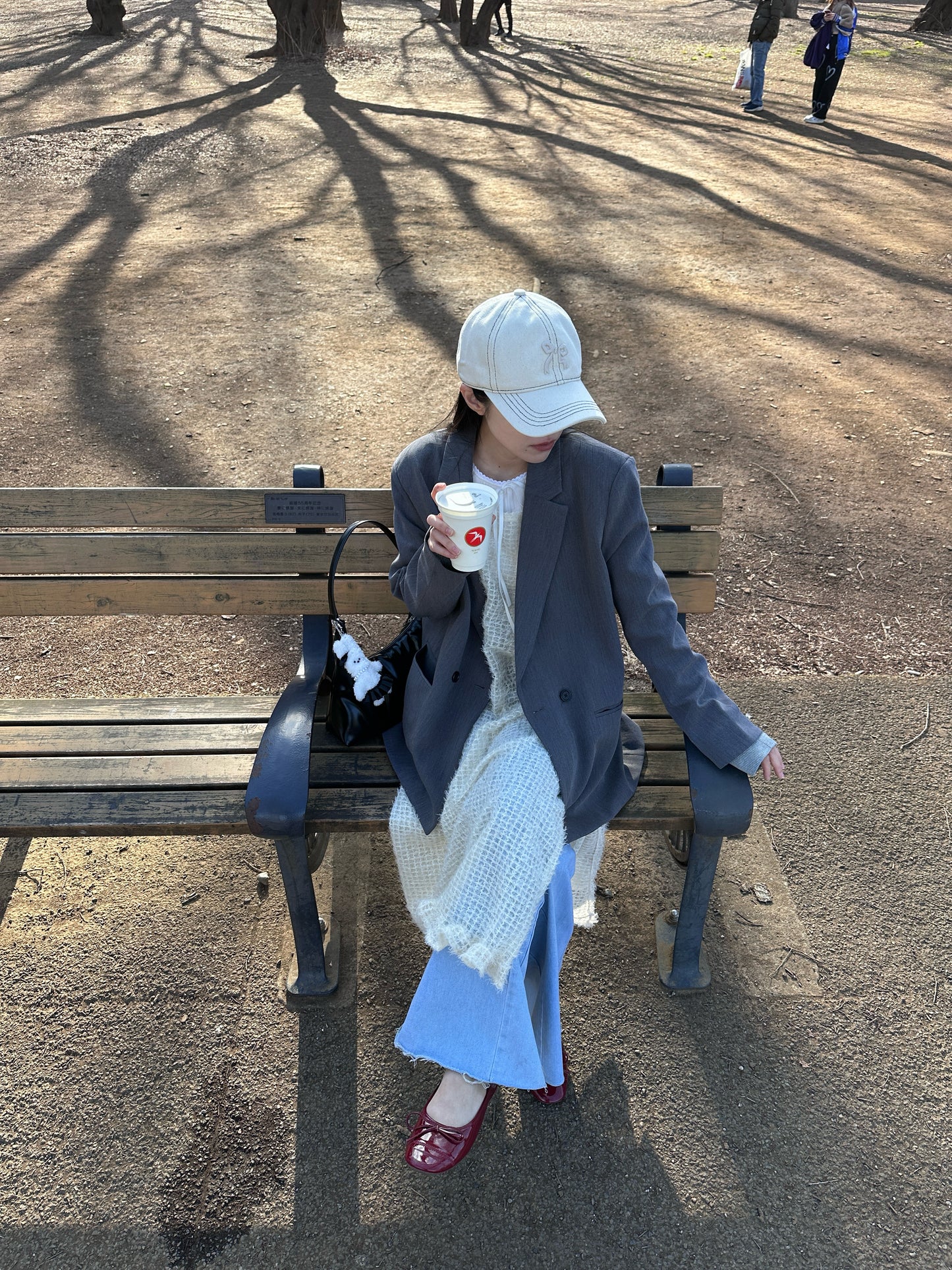 ワインレッドリボンシューズ DPB43228