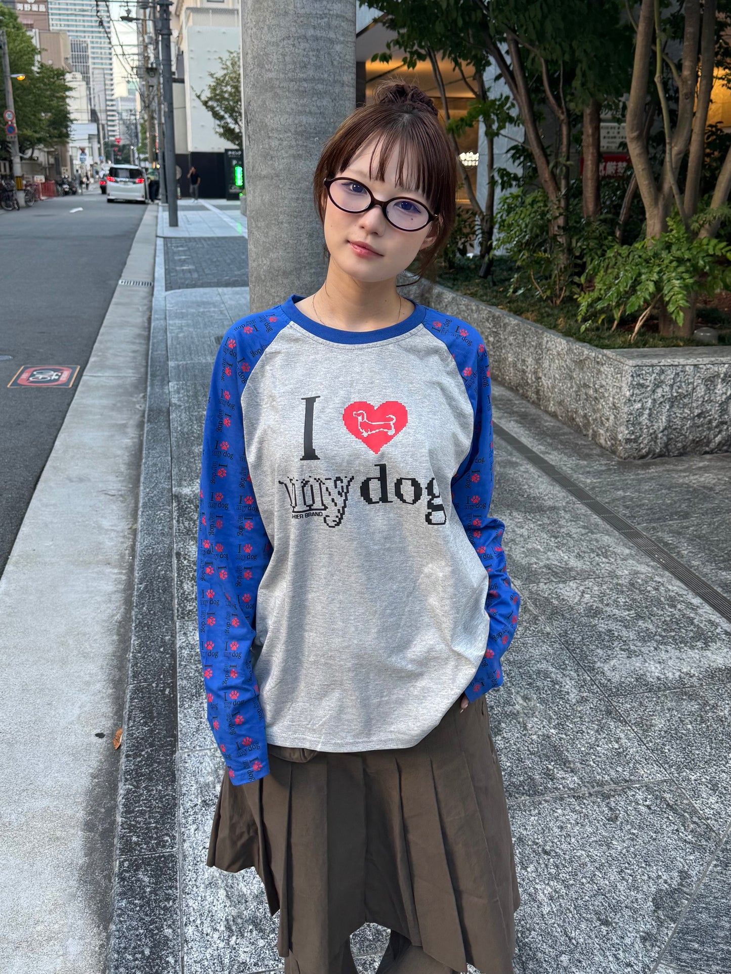 dogラグランTシャツ DPB85332