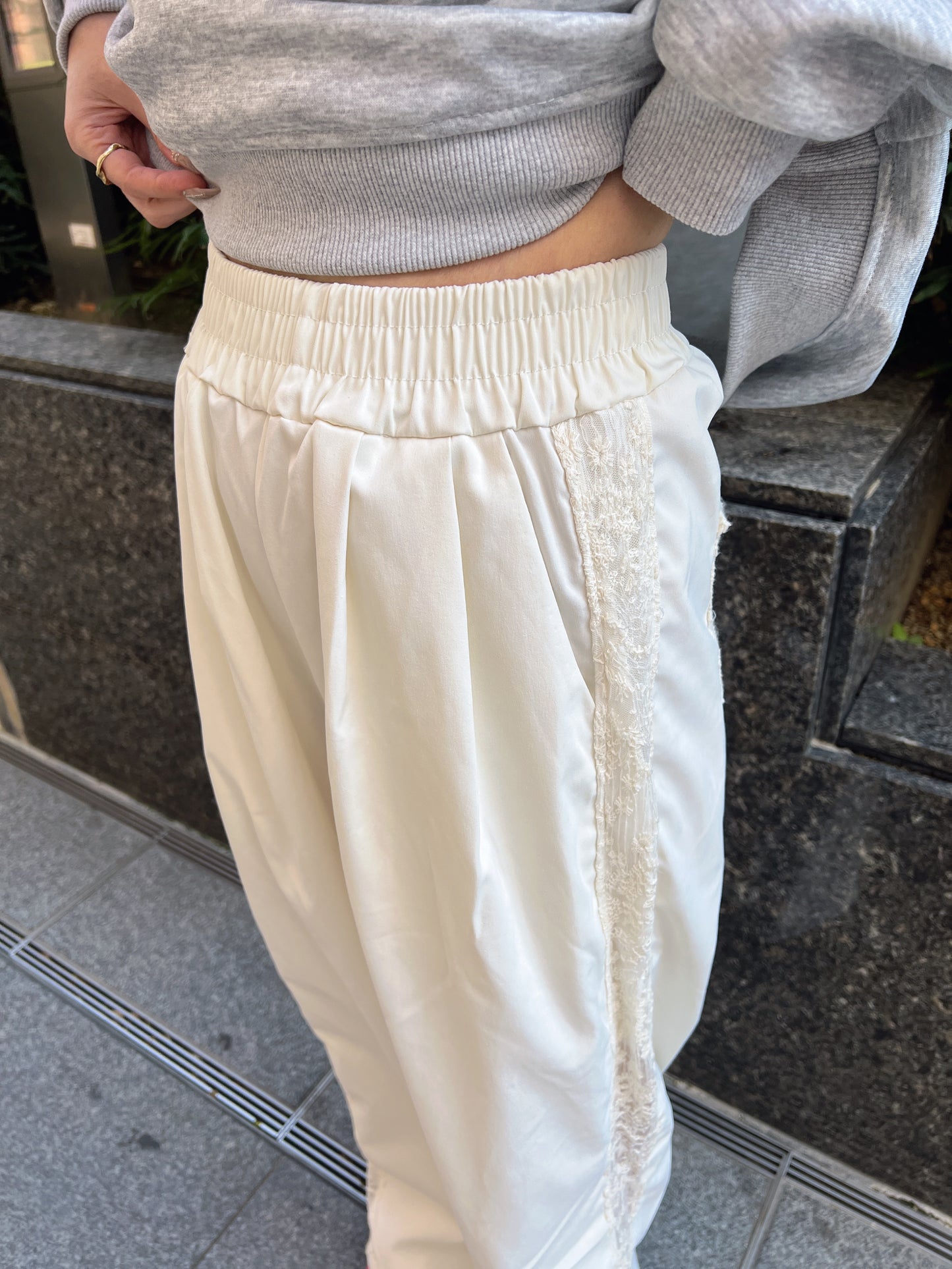 サイドレースラインワイドパンツ DPB79140
