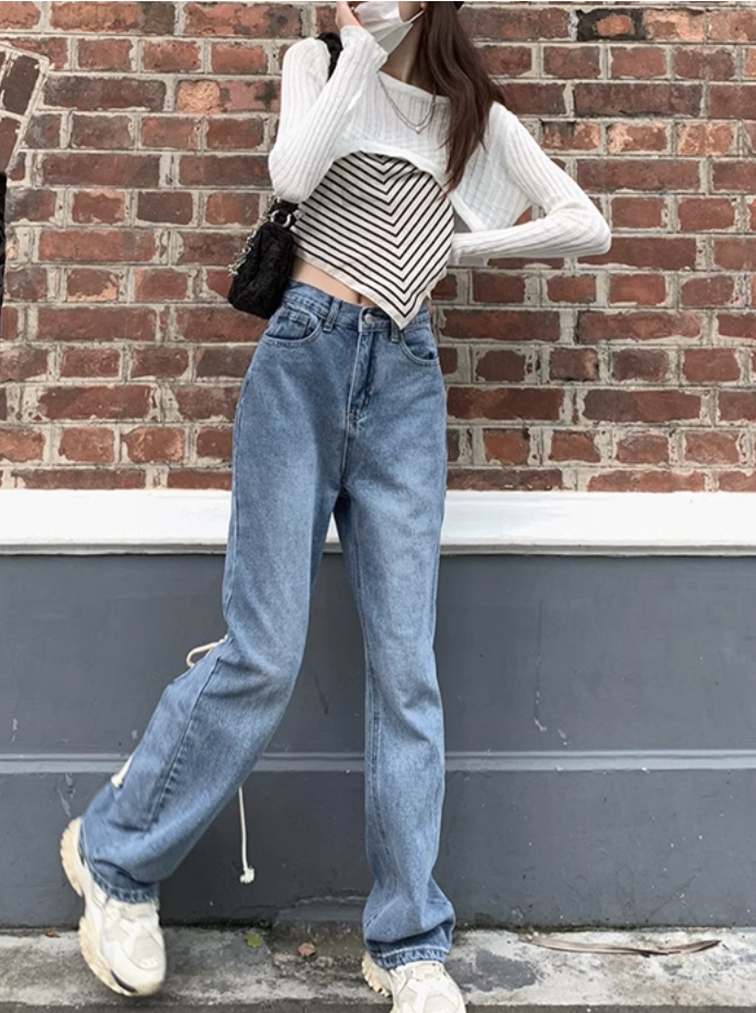 バックリボンデニムパンツ DPB71294