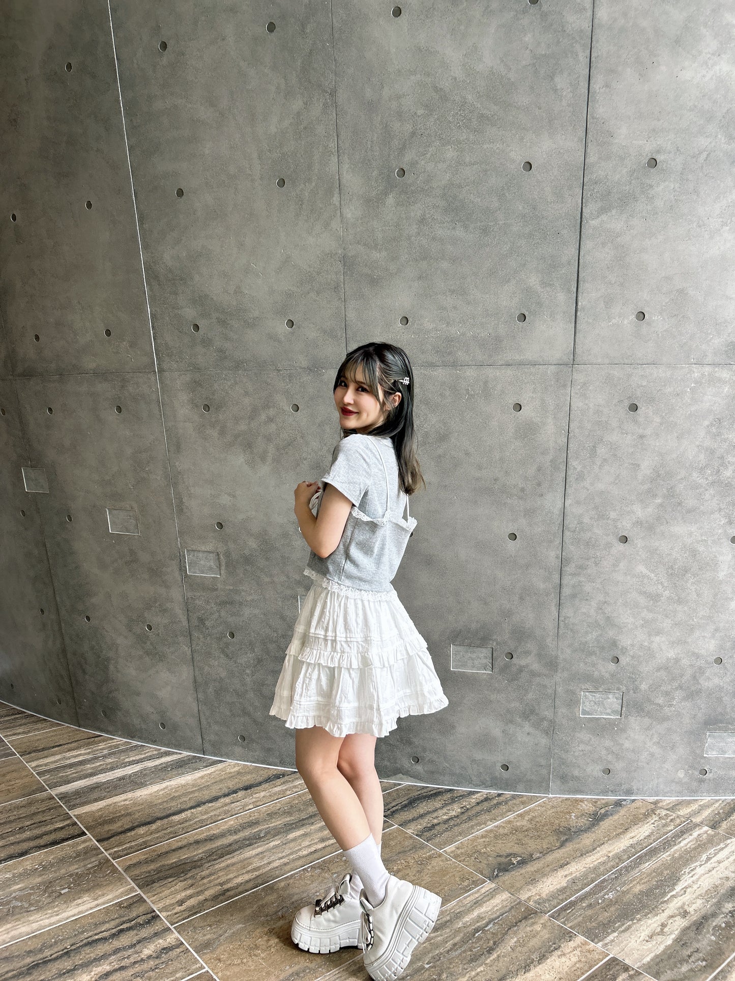 レースキャミセットトップス CPA22156